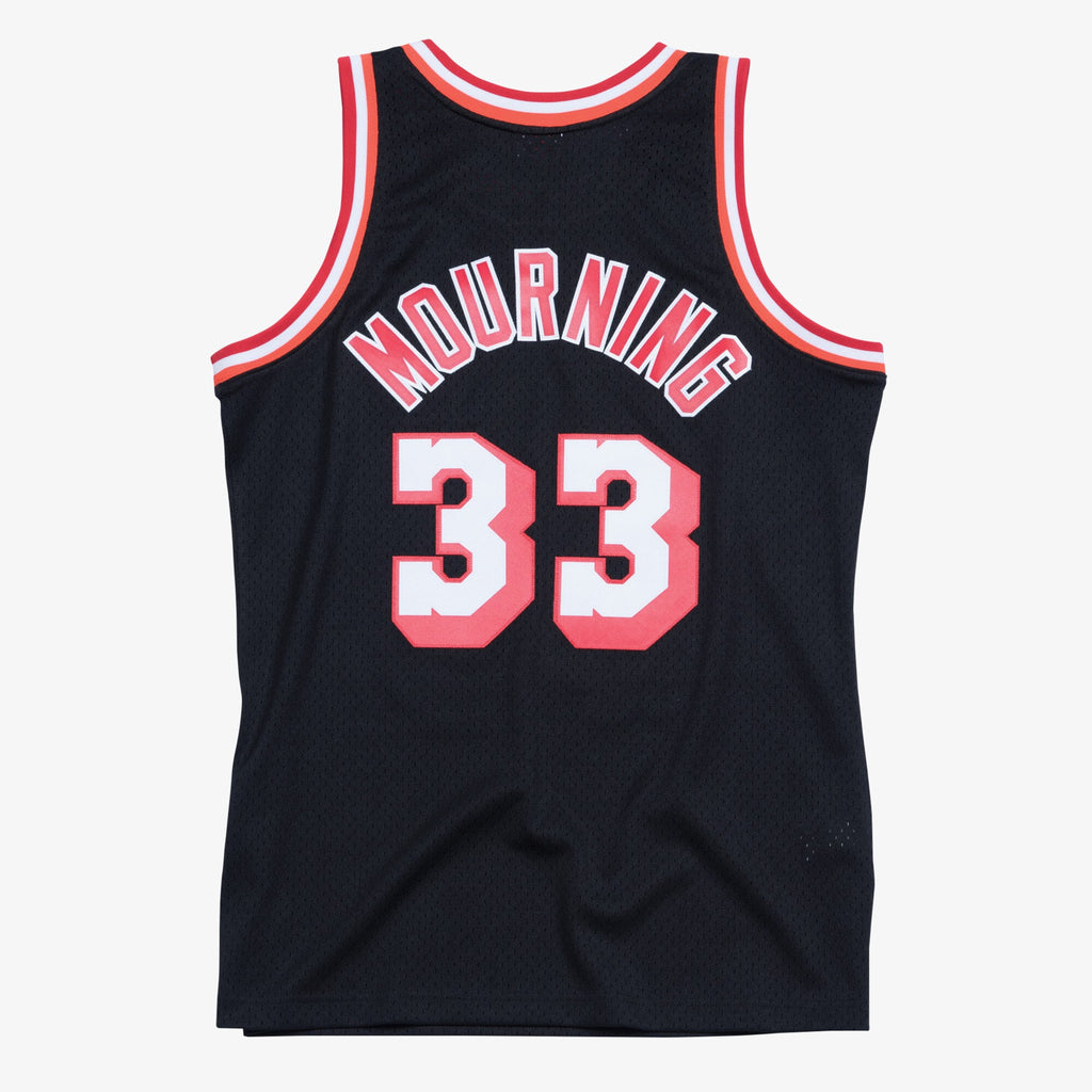 Miami Heat Mitchell & Ness Alonzo Mourning Hardwood Classics Swingman Jersey - Black - Men's