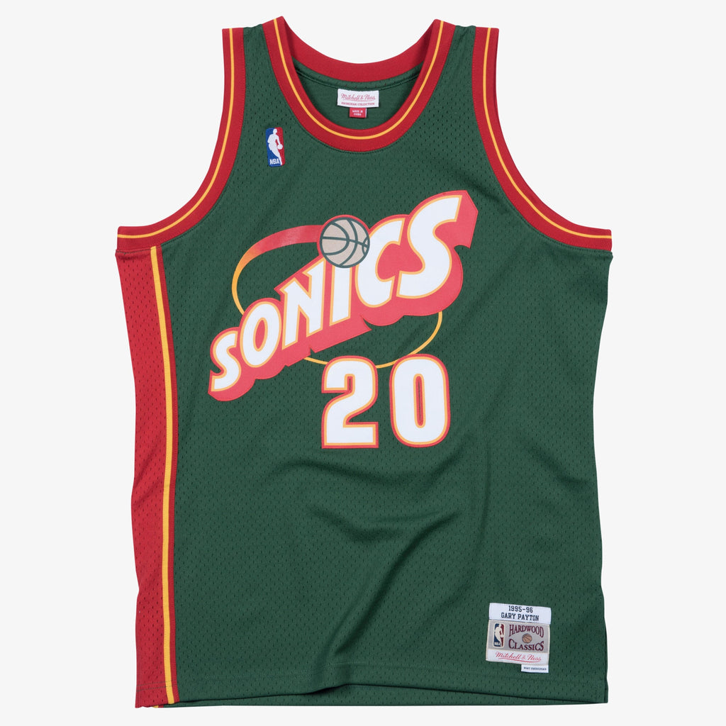 Seattle SuperSonics Mitchell & Ness Swingman Jersey Road Gary Payton 1995-96