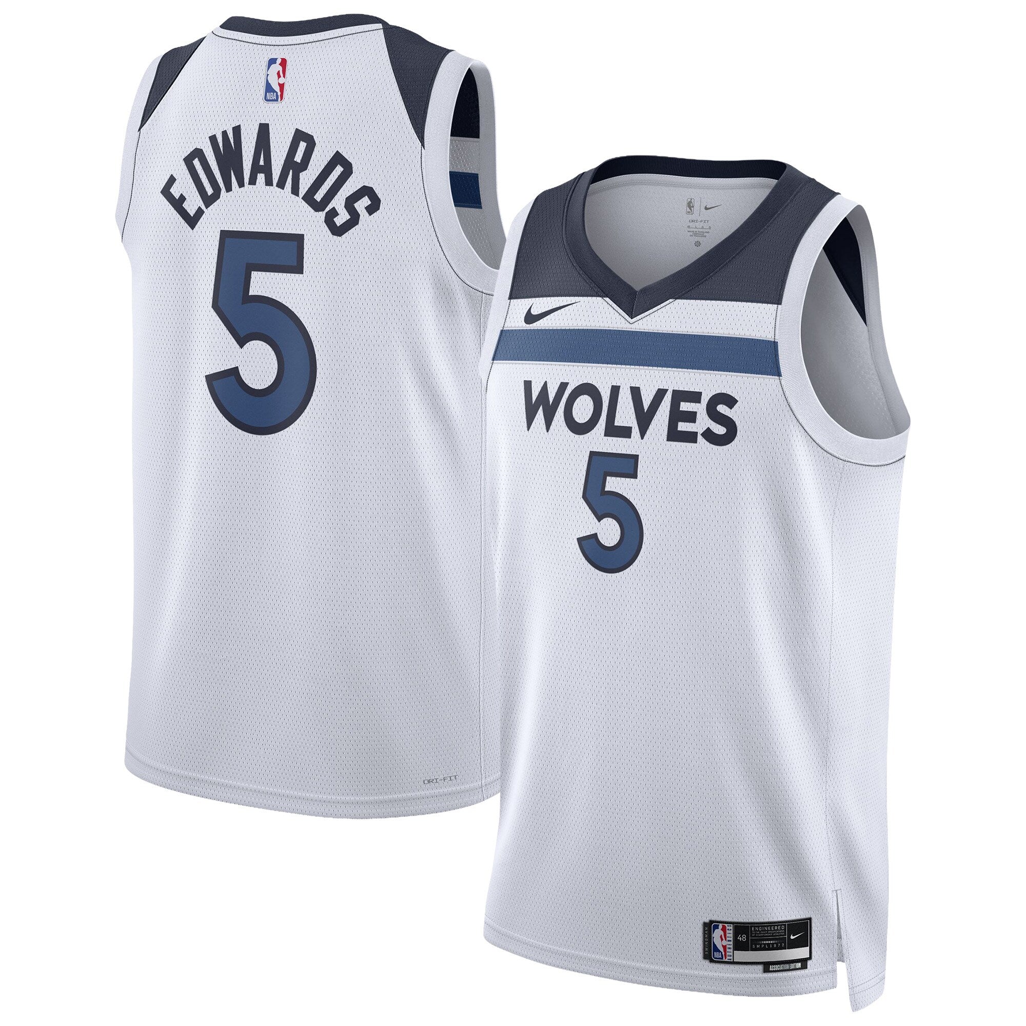 Minnesota Timberwolves Nike Swingman Jersey - Association Edition - Anthony Edwards - Unisex