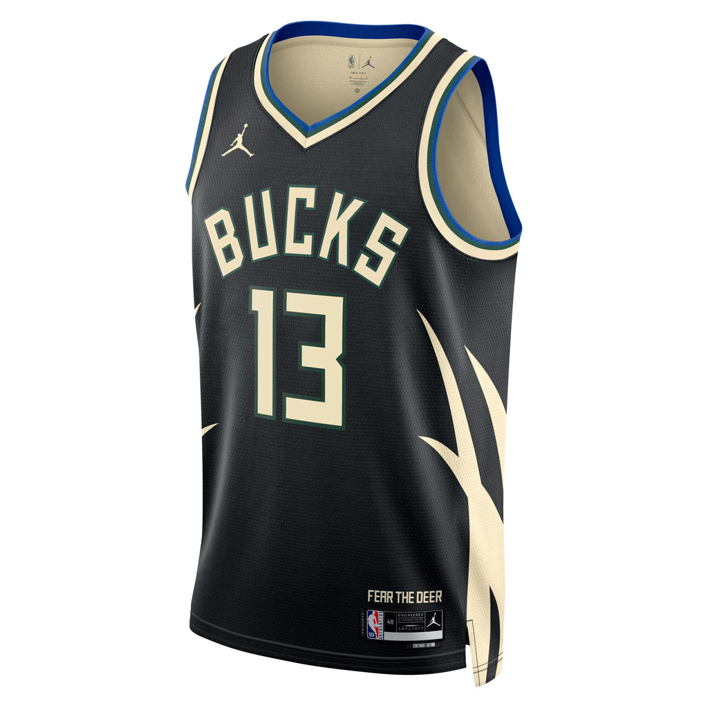Milwaukee Bucks Jordan Brand Statement Edition Swingman Jersey - Hunter Green - Ryan Rollins - Unisex