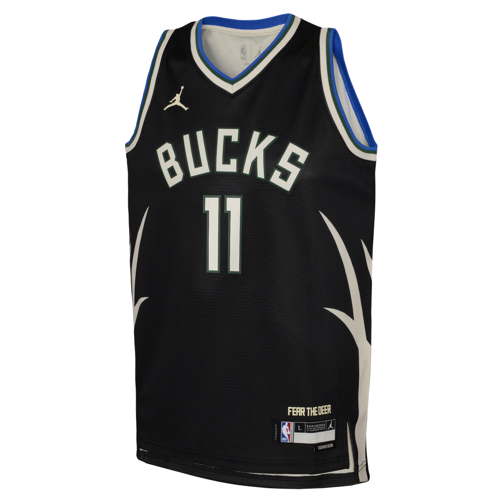 Milwaukee Bucks Jordan Brand Statement Edition Swingman Jersey - Hunter Green - Tyler Herro - Youth