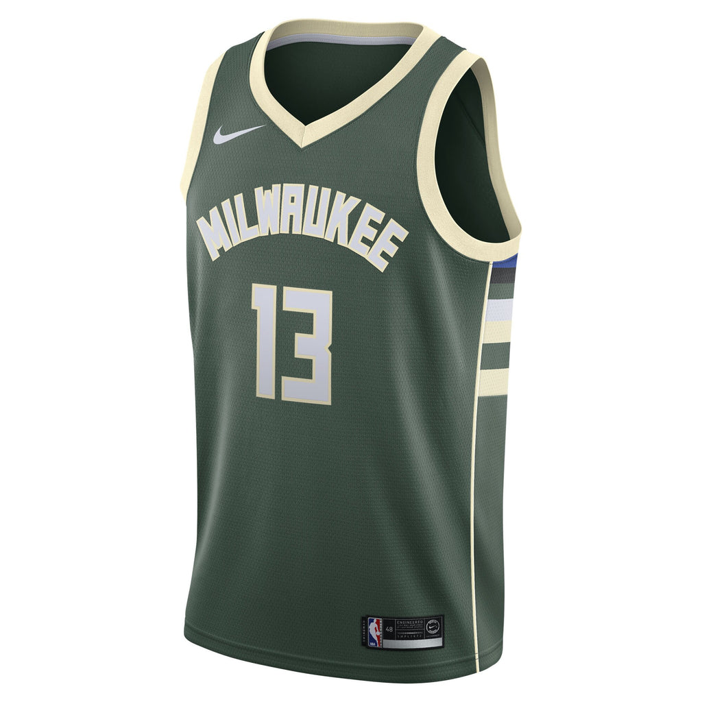 Milwaukee Bucks Nike Icon Edition Swingman Jersey - Hunter Green - Ryan Rollins - Youth