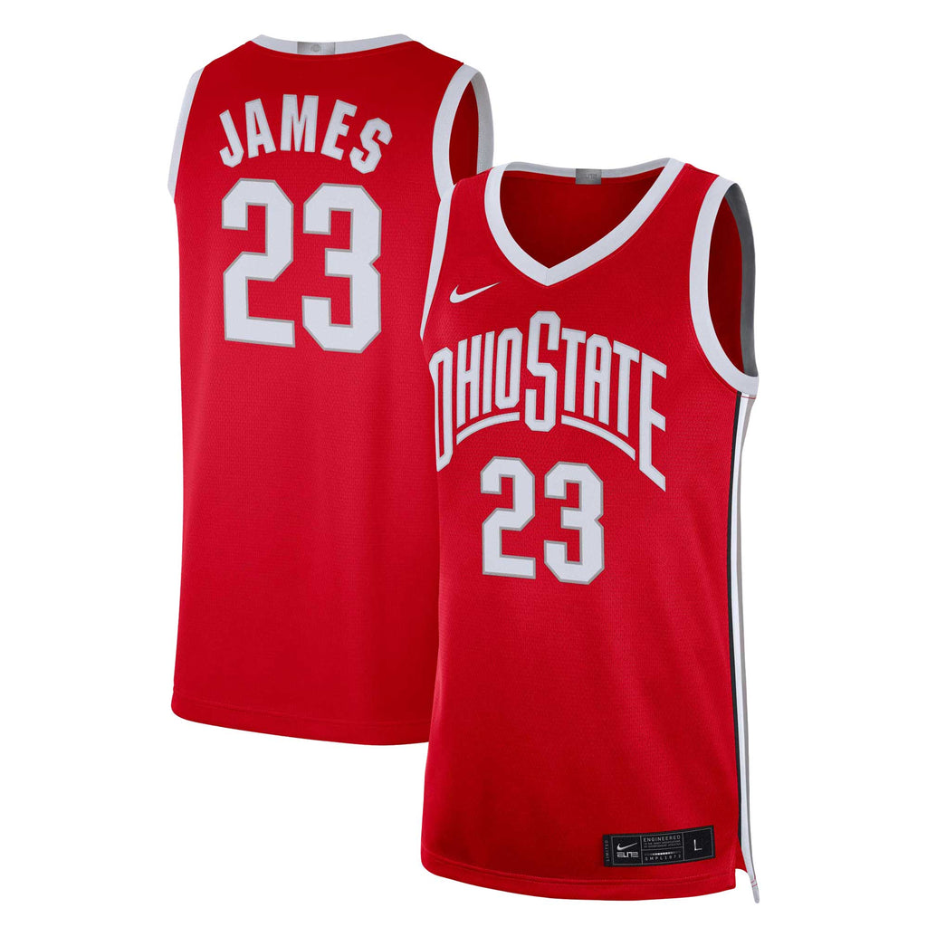 NCAA Ohio College Basketball Jersey - LeBron James - Men's