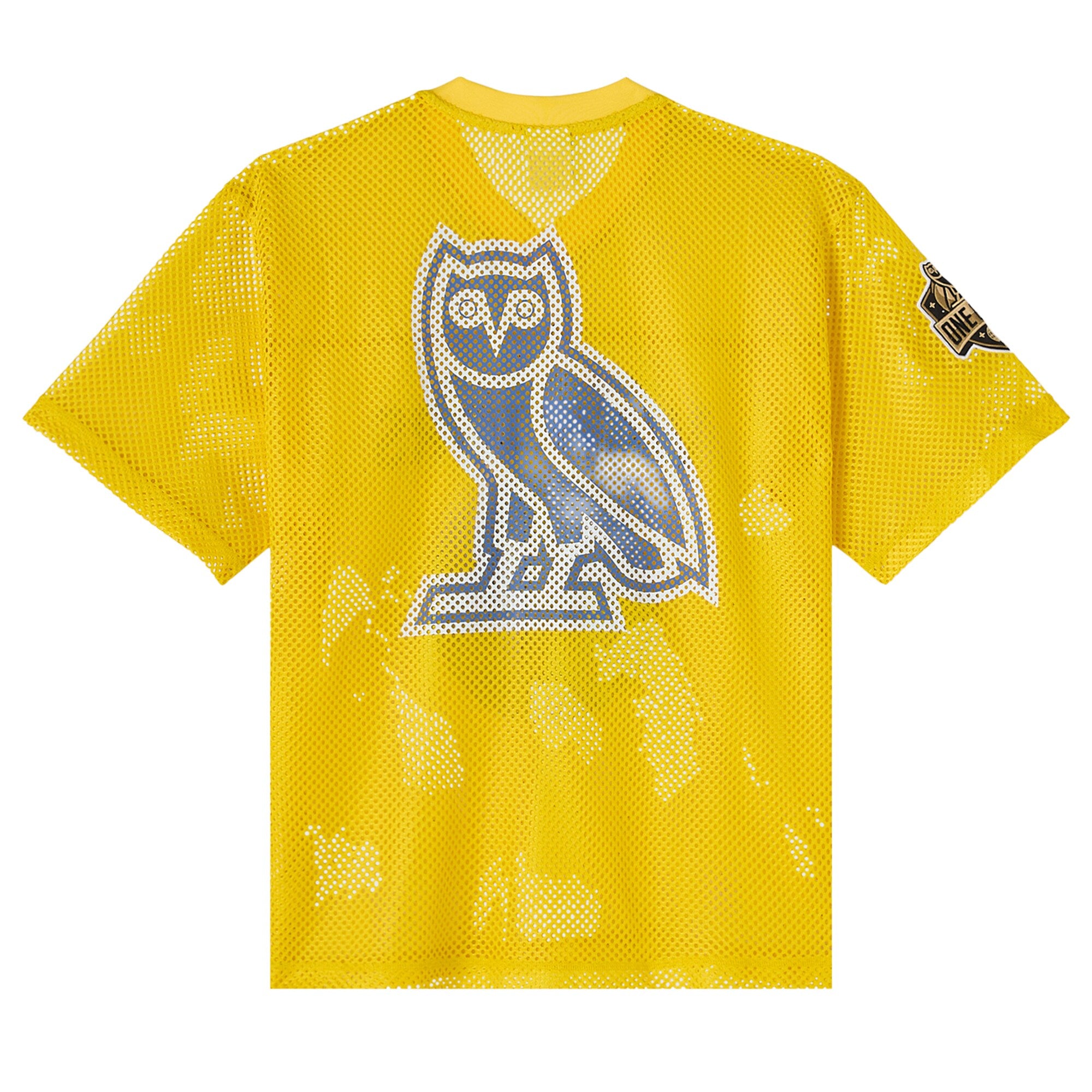 Golden State Warriors X OVO Mesh Football Jersey - Men's