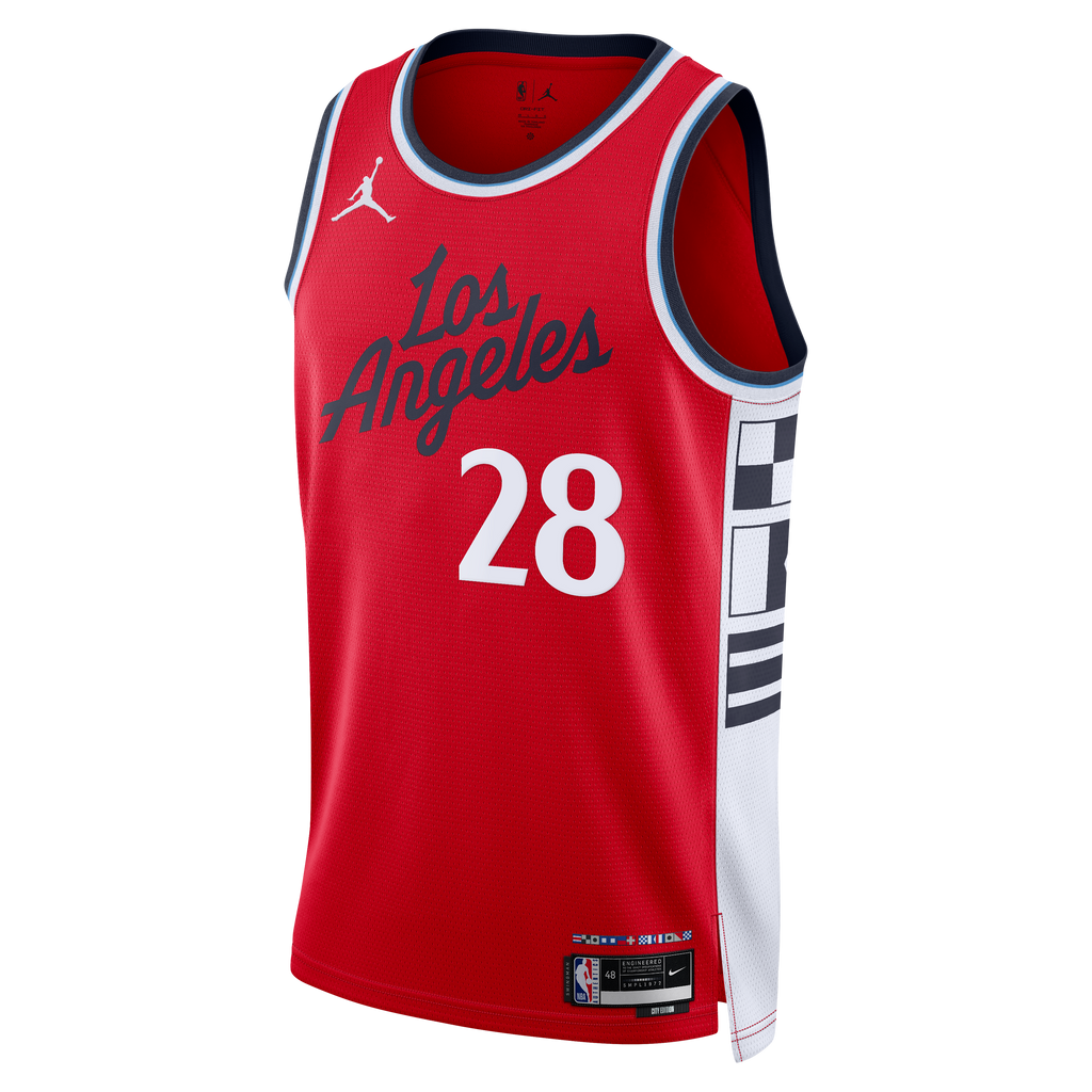 LA Clippers Jordan Brand Statement Edition Swingman Jersey - Red - Rui Hachimura - Men's