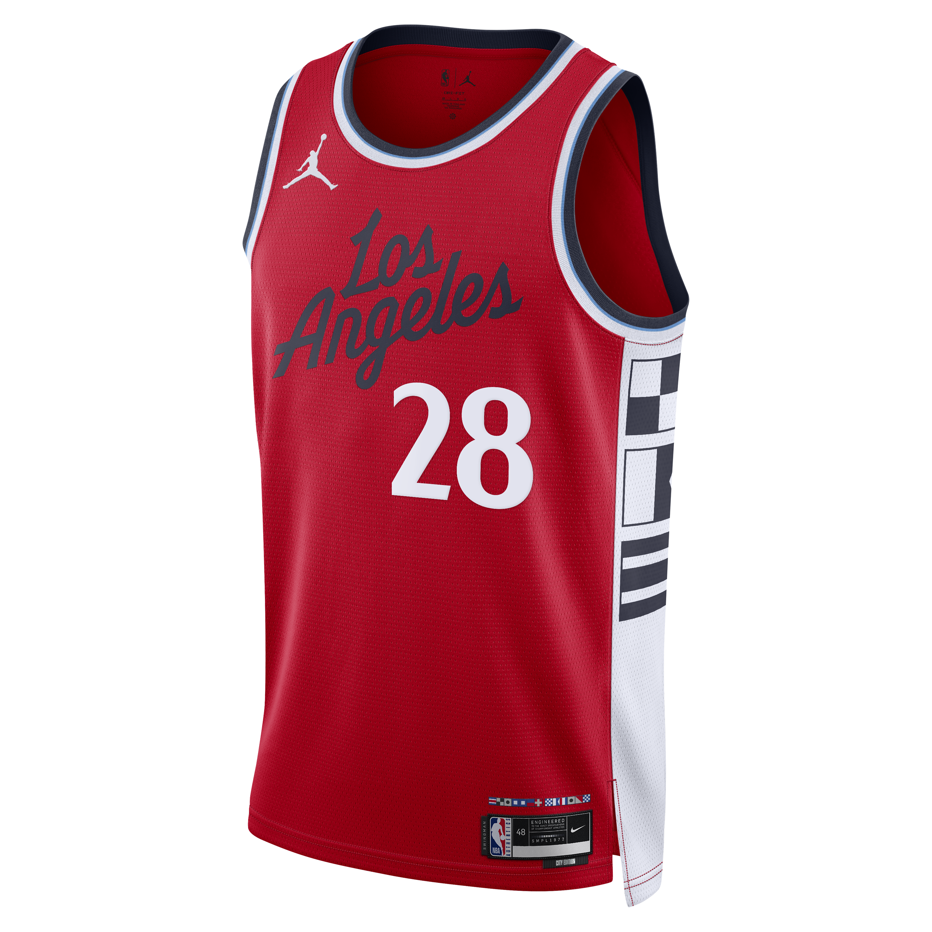 LA Clippers Jordan Brand Statement Edition Swingman Jersey - Red - Rui Hachimura - Men's