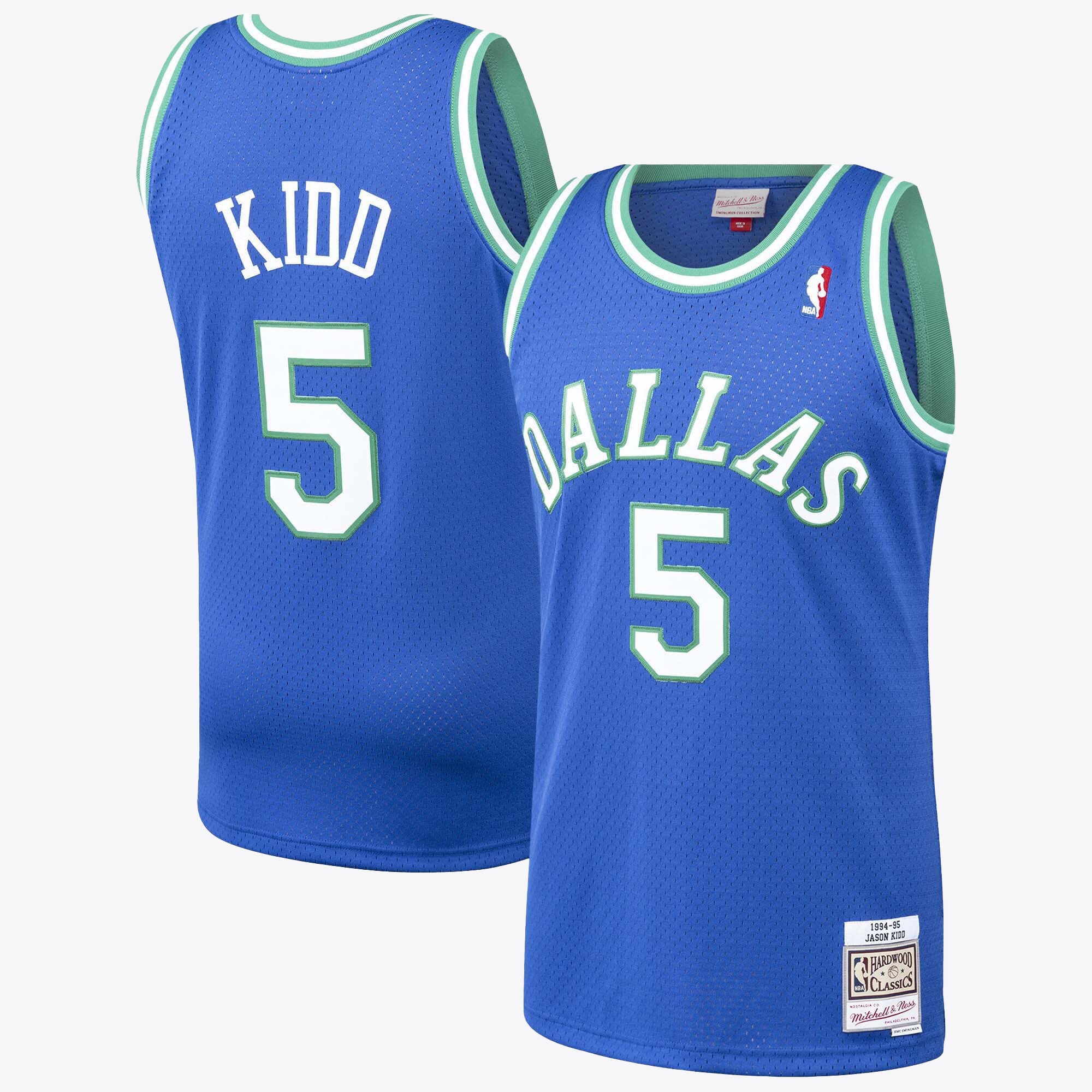 Dallas Mavericks Mitchell & Ness Hardwood Classics Road Jersey - Jason Kidd - Men's