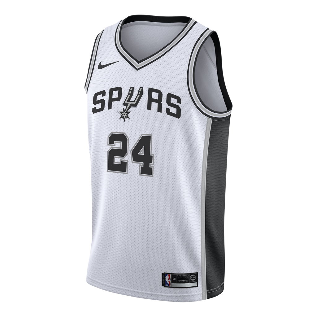 San Antonio Spurs Nike Association Edition Swingman Jersey - White - Devin Vassell - Youth
