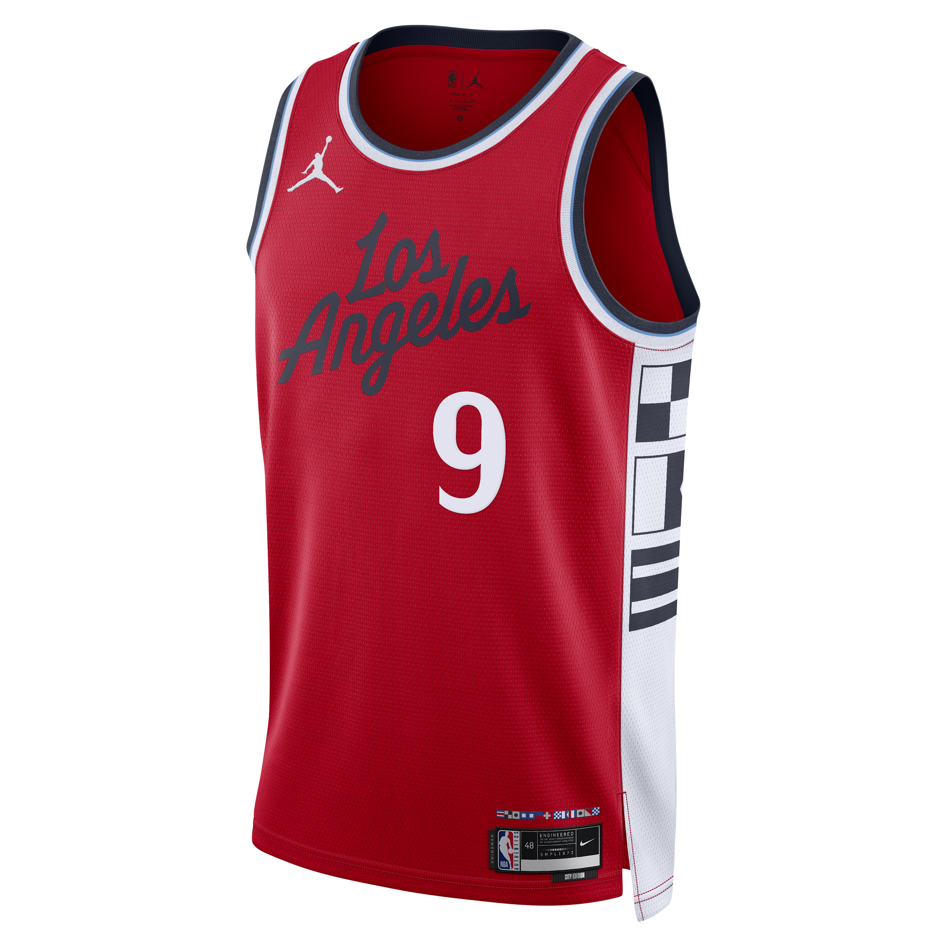 LA Clippers Jordan Brand Statement Edition Swingman Jersey - Red - Bennedict Mathurin - Men's