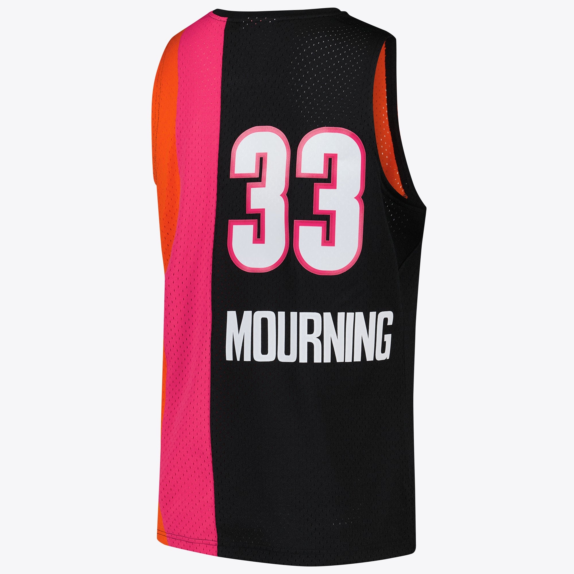 Miami Heat Mitchell & Ness NBA Alonzo Mourning Hardwood Classics Road Jersey - Men's