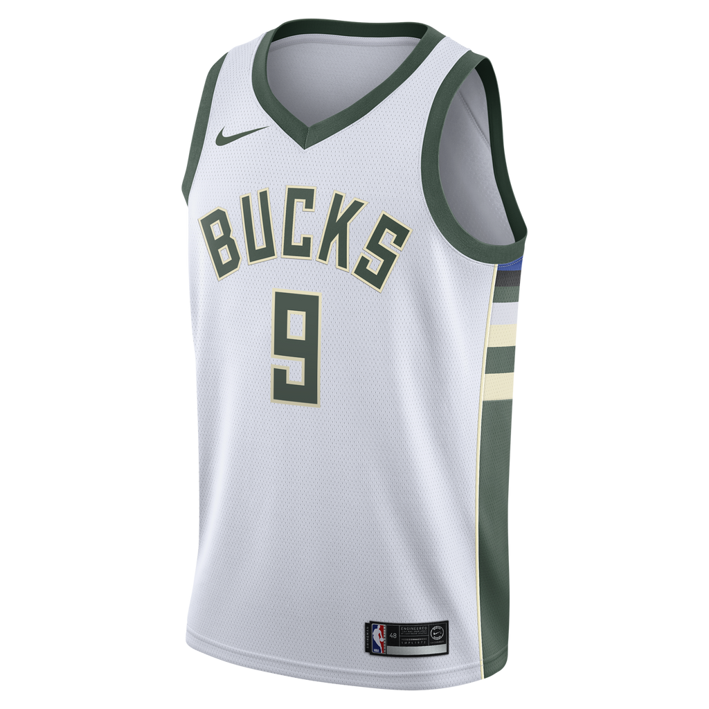 Milwaukee Bucks Nike Association Edition Swingman Jersey - White - Kel'el Ware - Youth