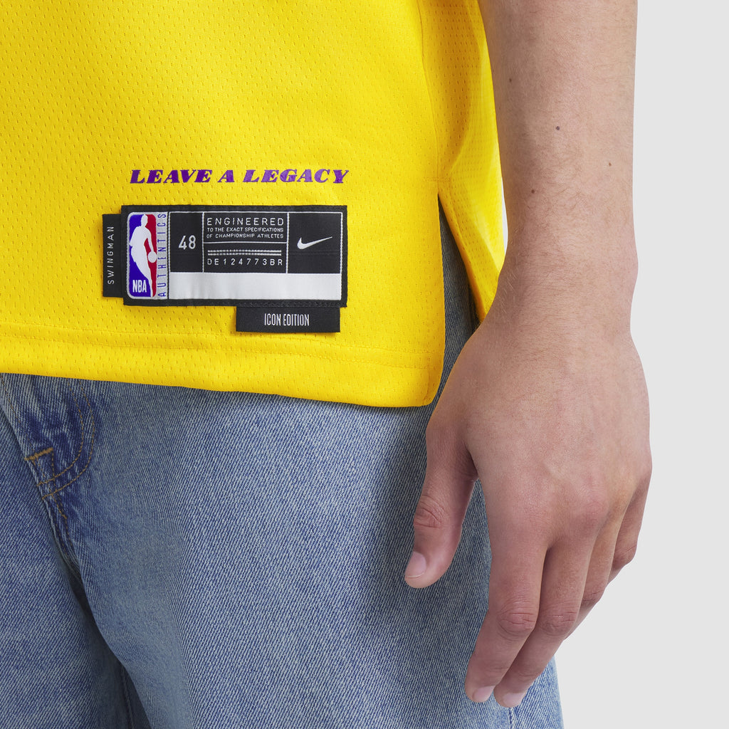 Los Angeles Lakers Nike Icon Swingman Jersey - LeBron James - Unisex