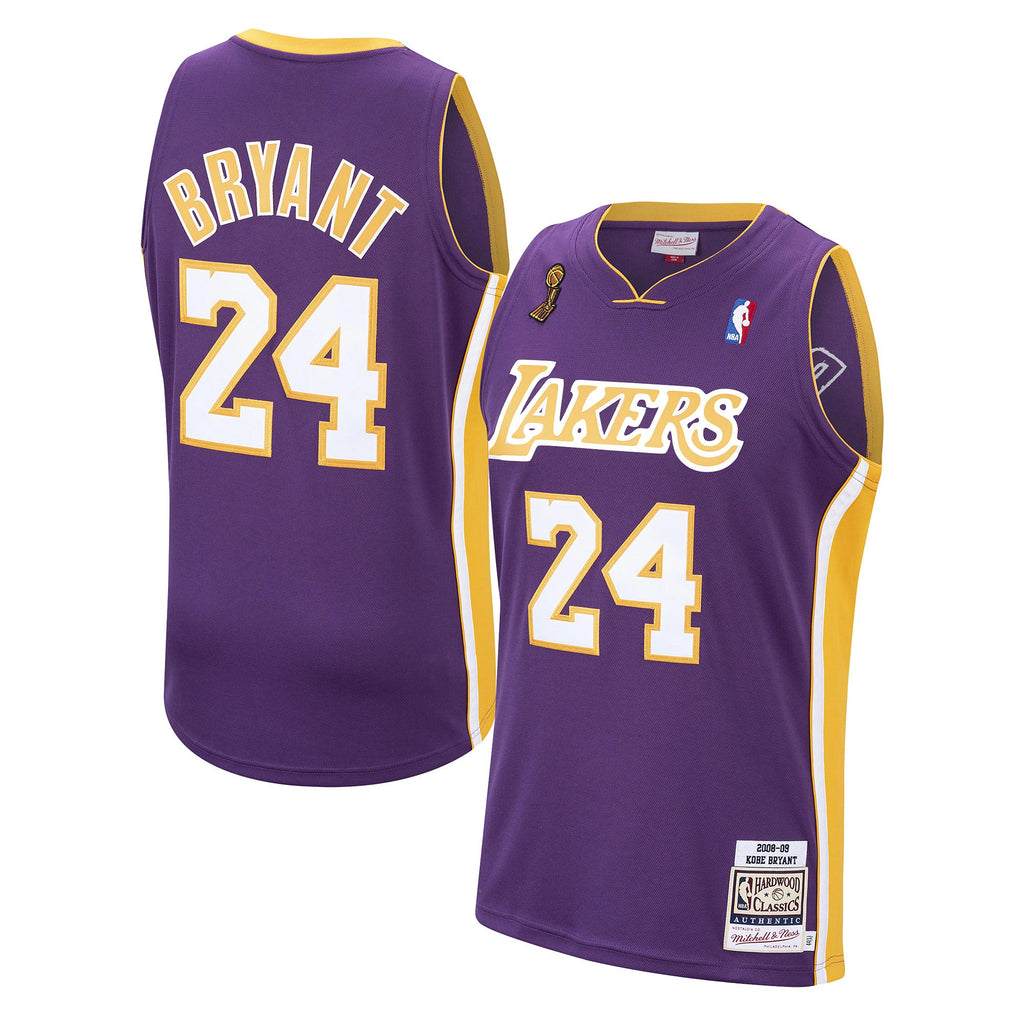 Los Angeles Lakers Mitchell & Ness Kobe Bryant 2008 Road Authentic Jersey - Purple - Men's