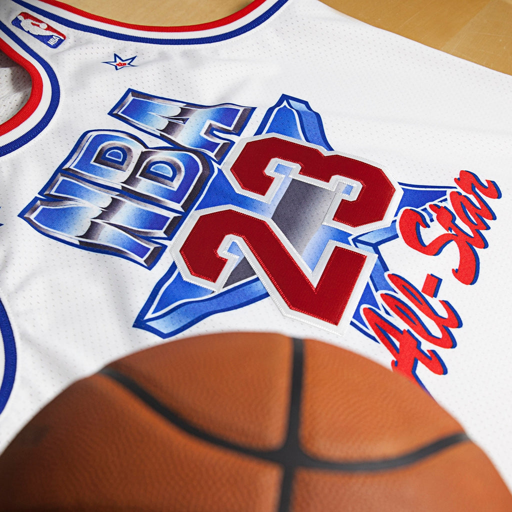 NBA All-Star East Mitchell & Ness Michael Jordan 1991 Authentic Jersey - White - Men's