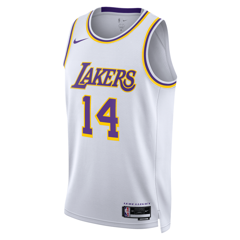 Los Angeles Lakers Nike Association Edition Swingman Jersey - White - Walker Kessler - Unisex