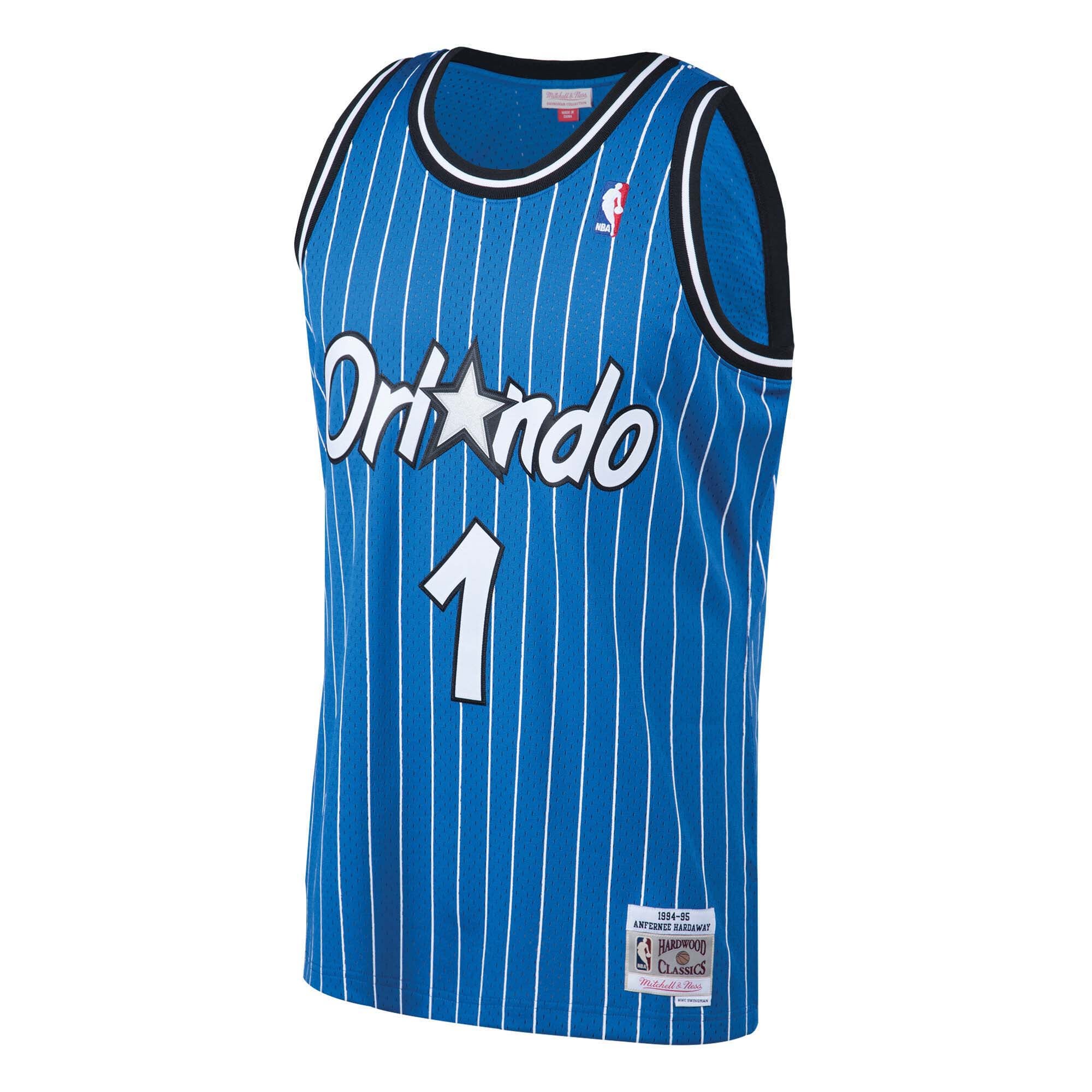 Orlando Magic Mitchell & Ness Hardwood Classics Road Jersey - Anfernee Hardaway - Men's
