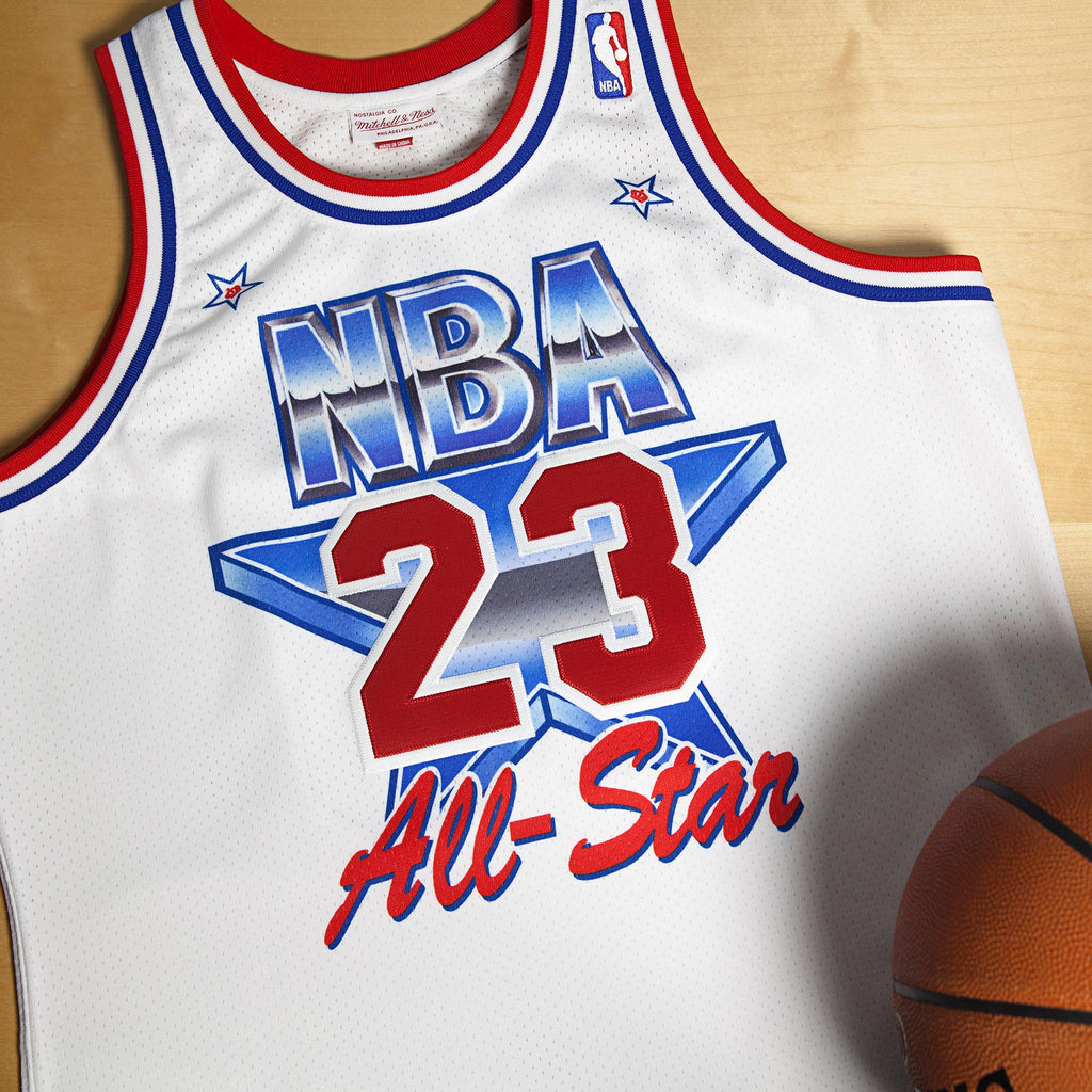 NBA All-Star East Mitchell & Ness Michael Jordan 1991 Authentic Jersey - White - Men's
