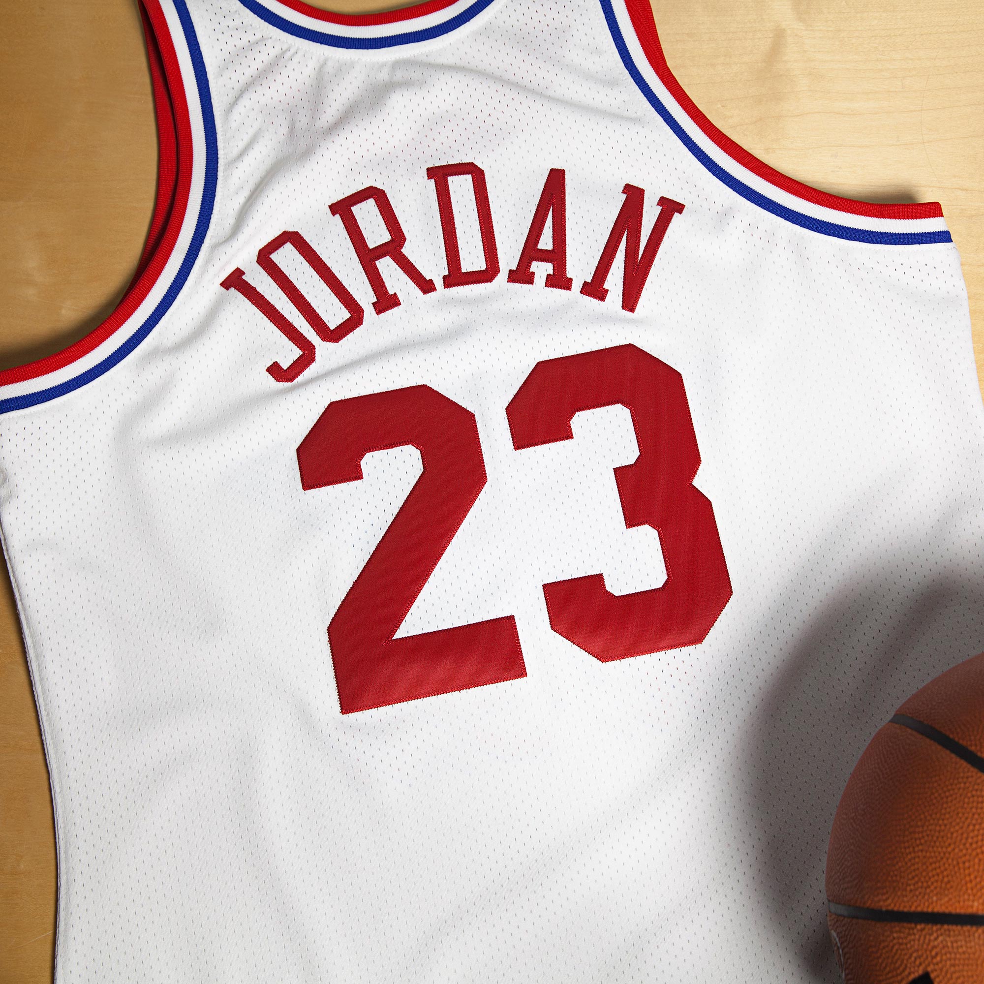 NBA All-Star East Mitchell & Ness Michael Jordan 1991 Authentic Jersey - White - Men's