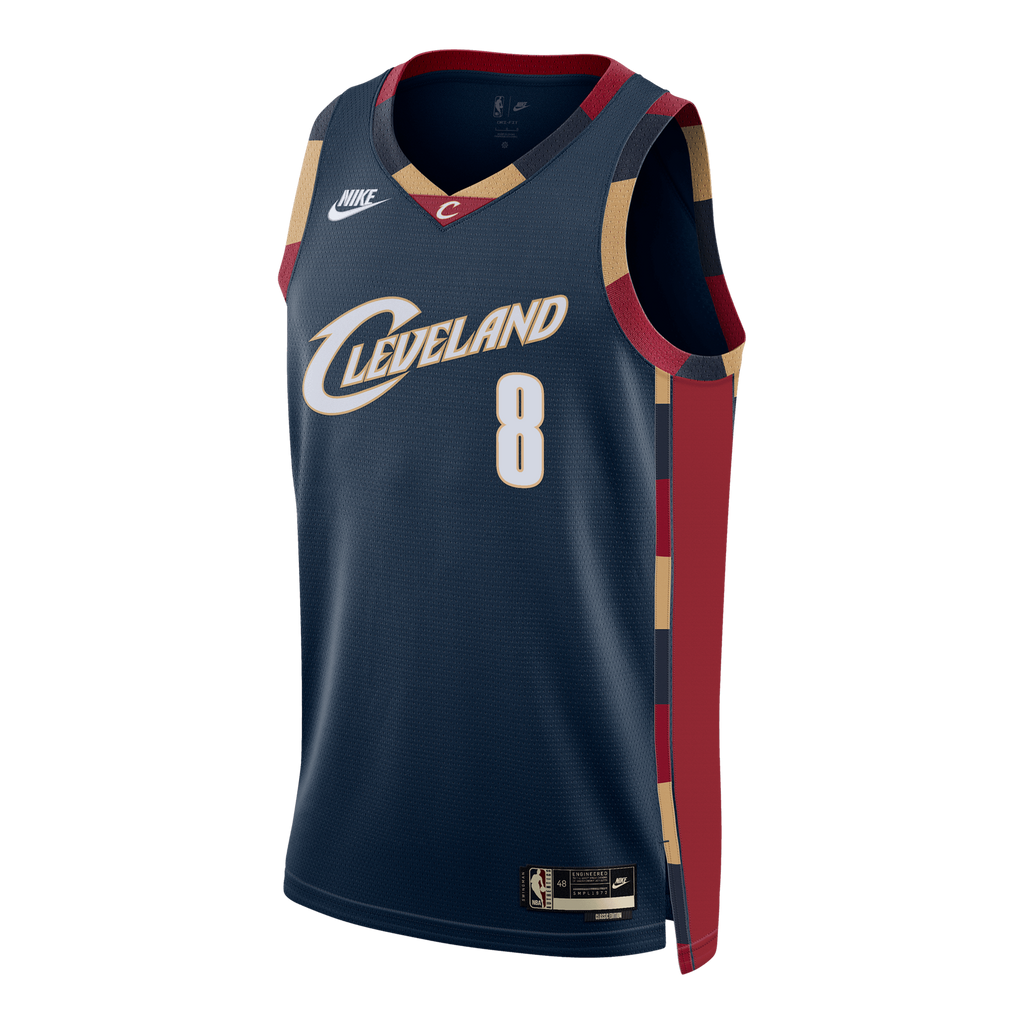 Cleveland Cavaliers Nike Classic Edition Swingman Jersey - Navy - Dennis Schröder - Unisex