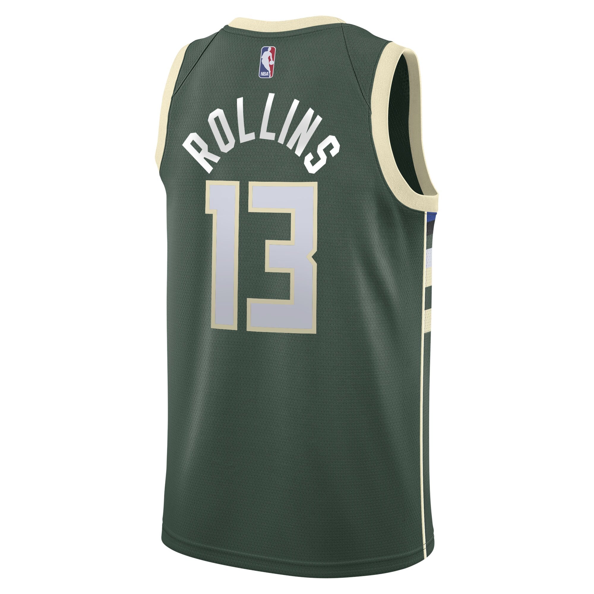 Milwaukee Bucks Nike Icon Edition Swingman Jersey - Hunter Green - Ryan Rollins - Youth