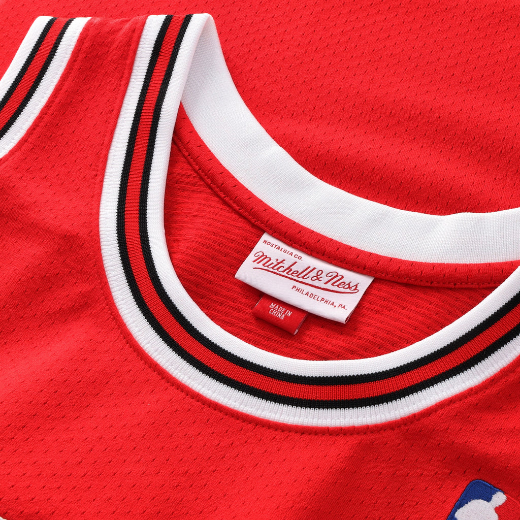 Chicago Bulls Mitchell & Ness Michael Jordan 1994-95 Road 45 Authentic Jersey - Red - Men's