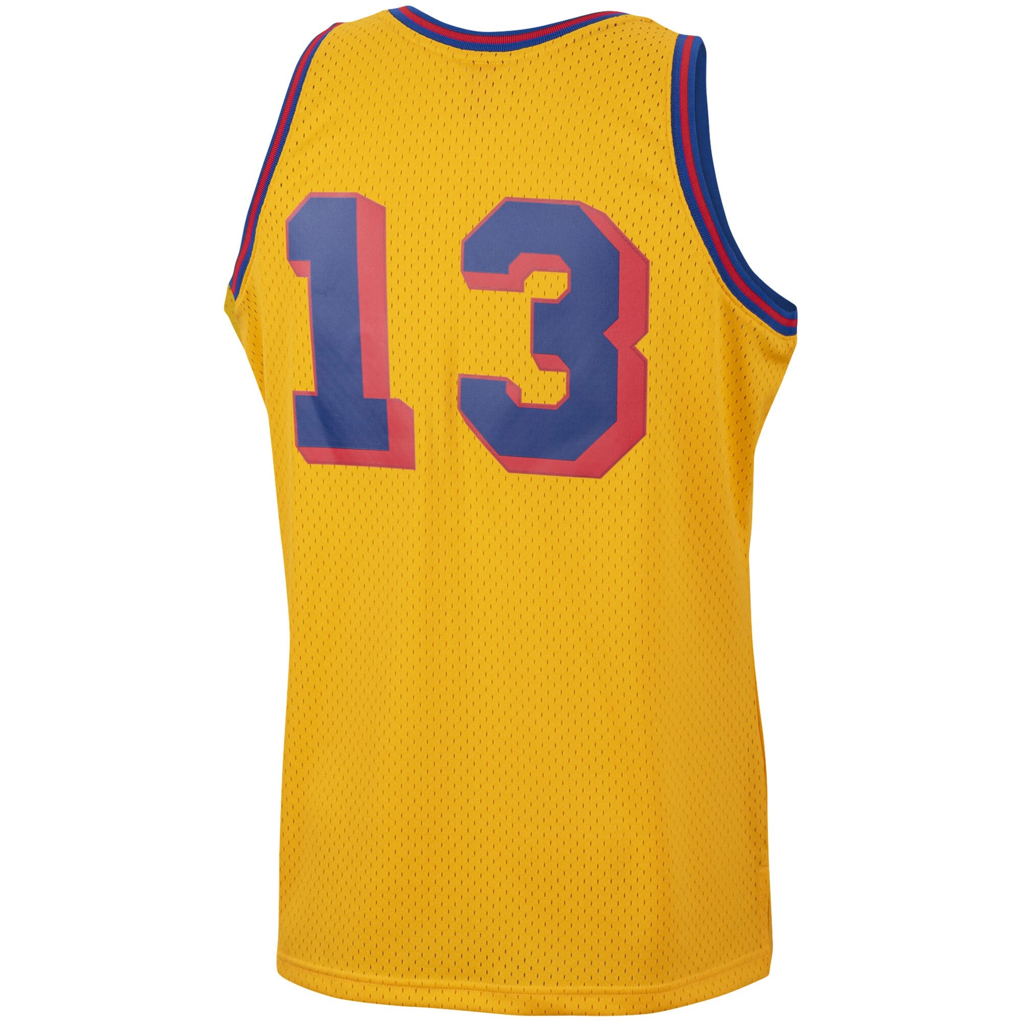 San Francisco Warriors Mitchell & Ness Wilt Chamberlain 1962-63 Hardwood Classics Swingman Jersey - Gold - Men's