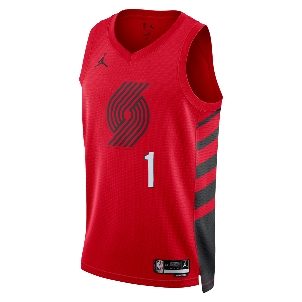 Portland Trail Blazers Jordan Brand Statement Edition Swingman Jersey - Red - Ja Morant - Unisex