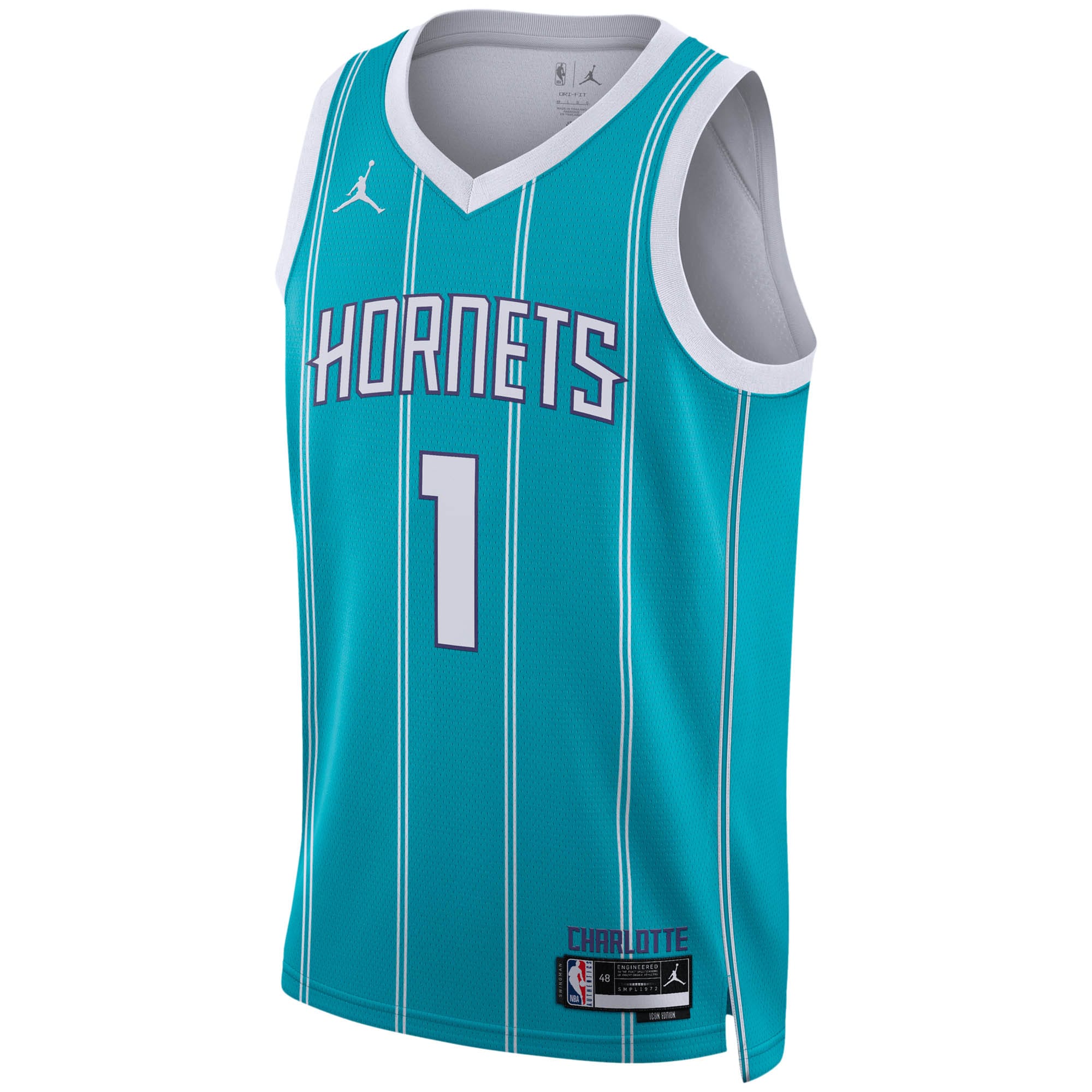 Charlotte Hornets Jordan Icon Swingman Jersey - Lamelo Ball - Men's