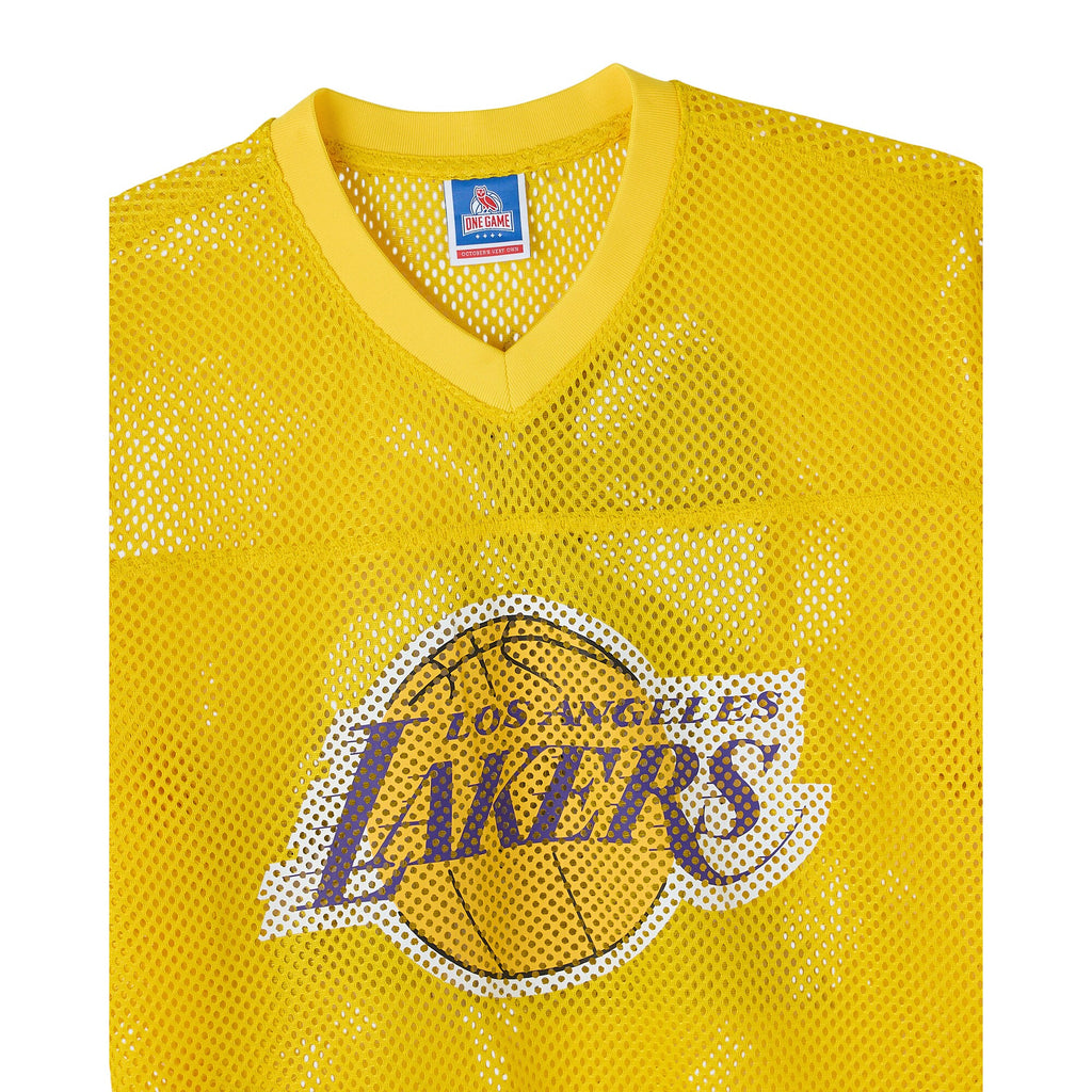 Los Angeles Lakers X OVO Mesh Football Jersey - Men's