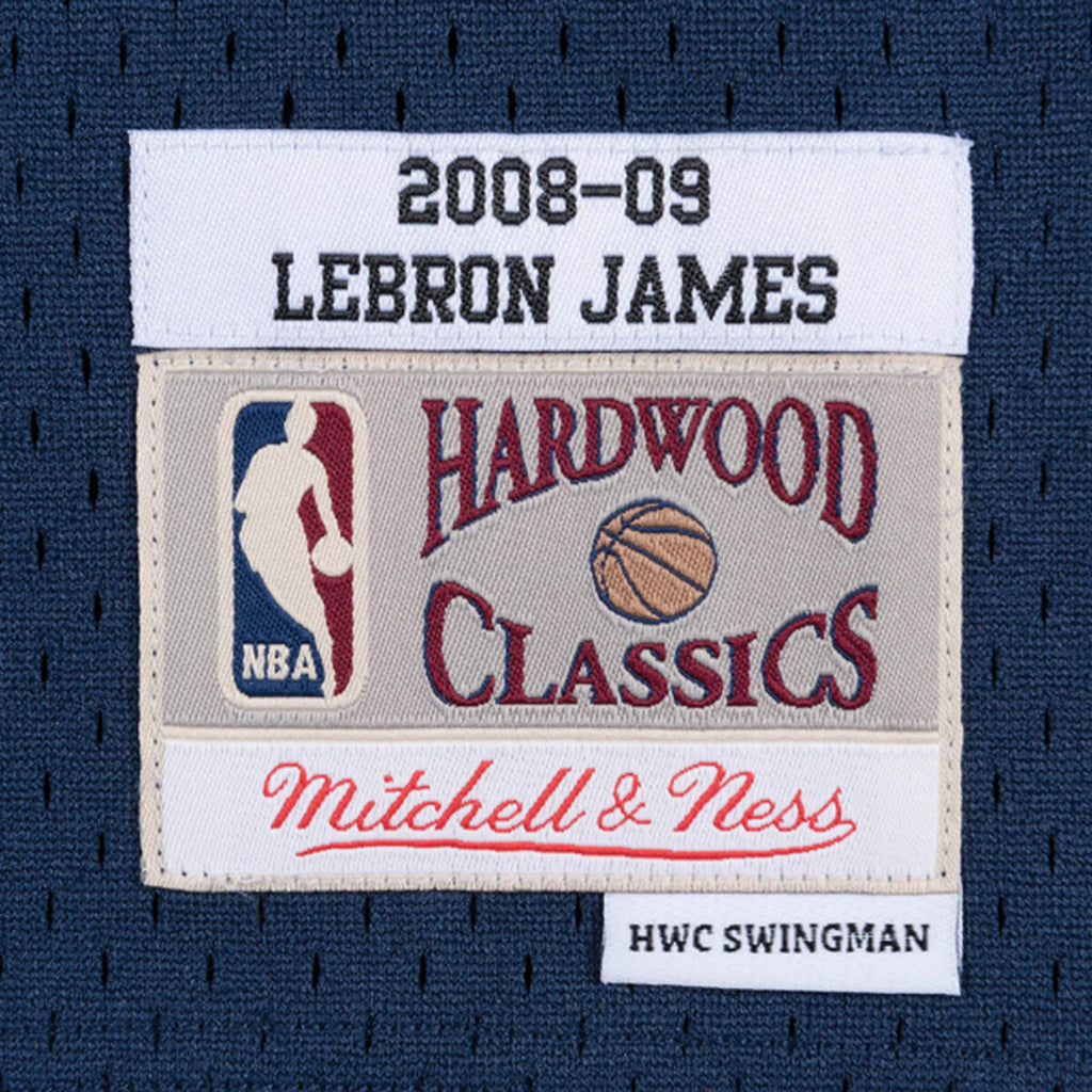 Cleveland Cavaliers Mitchell & Ness LeBron James 2008-09 Hardwood Classics Swingman Jersey - Navy - Men's