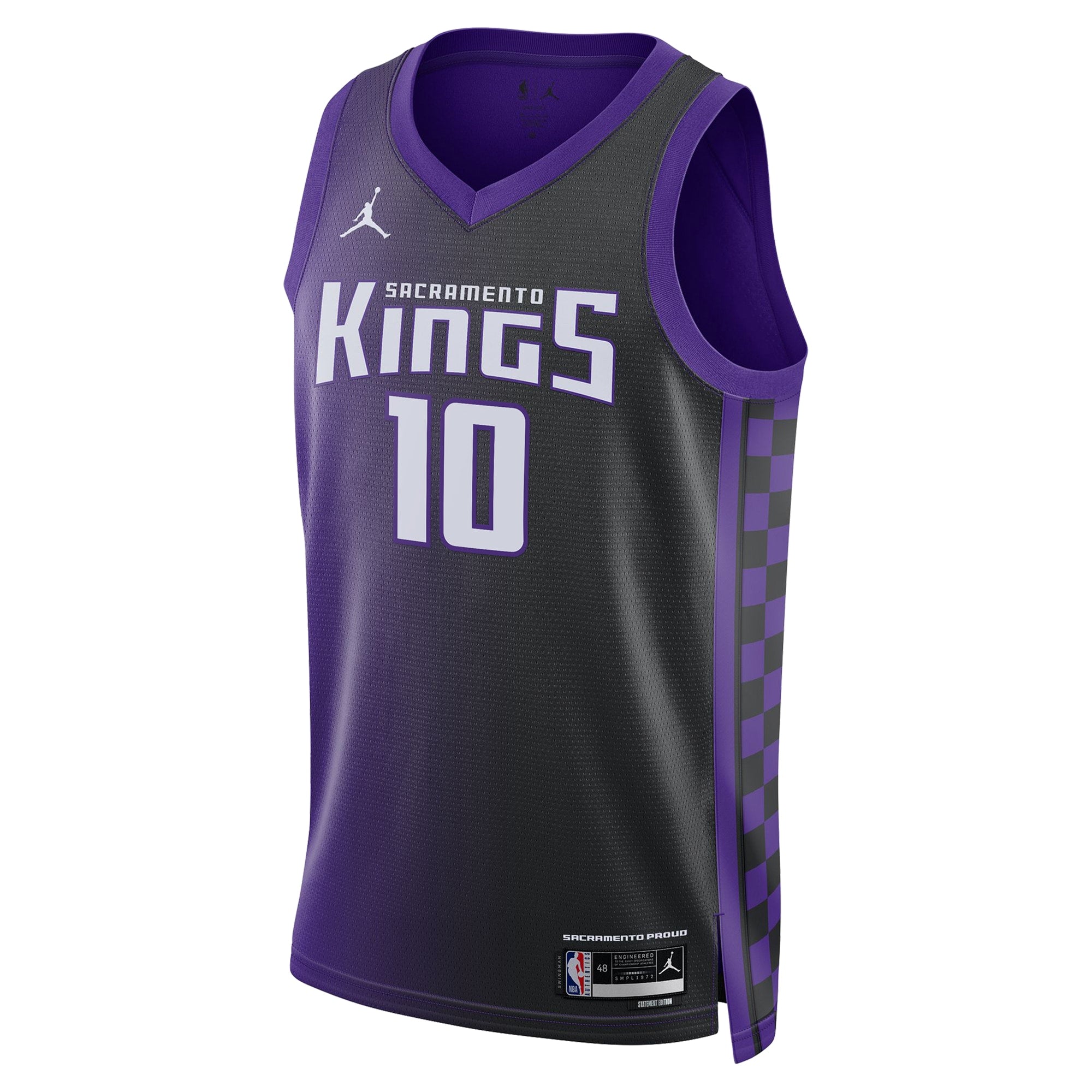 Sacramento Kings Jordan Brand Statement Edition Swingman Jersey - Purple - DeMar DeRozan - Unisex