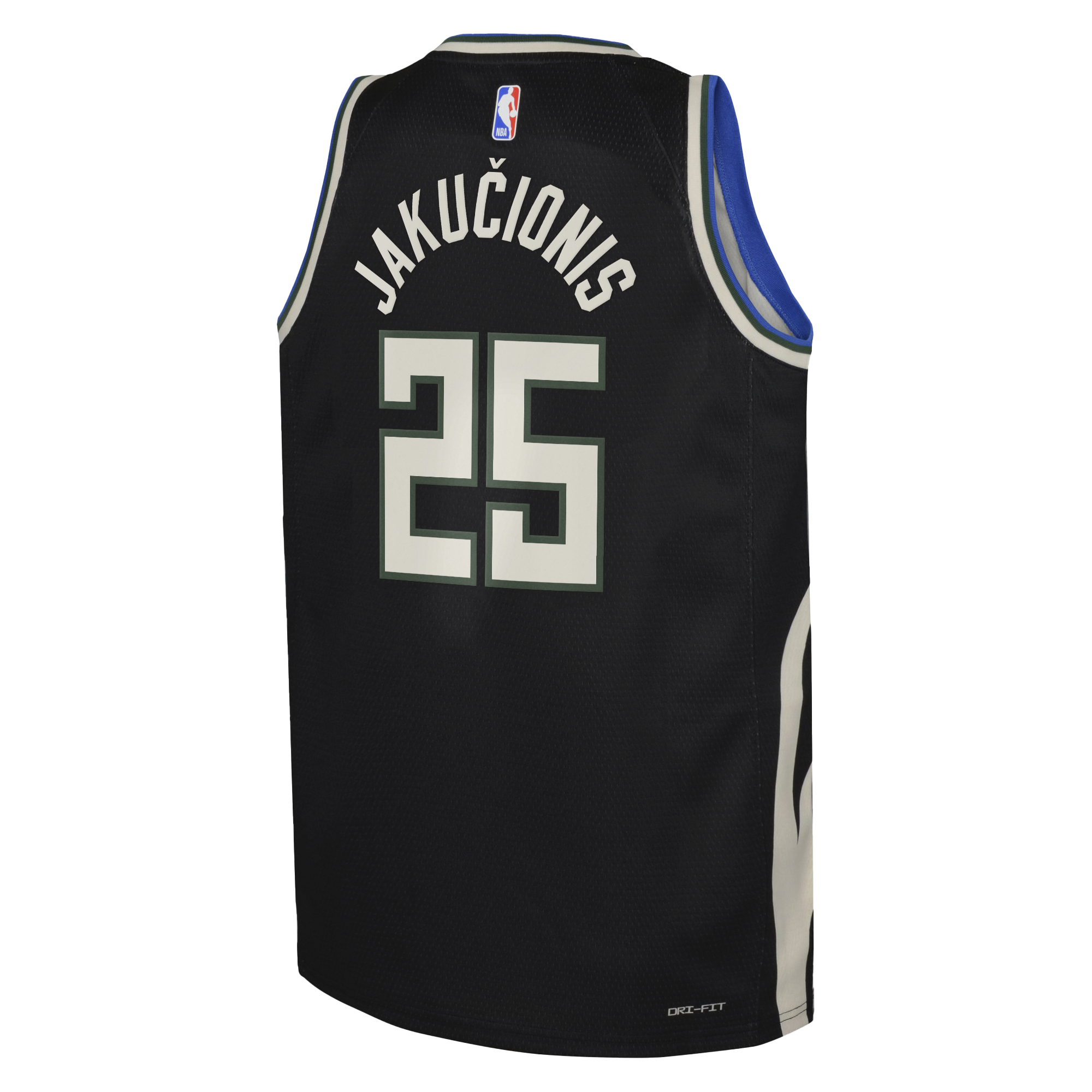Milwaukee Bucks Jordan Brand Statement Edition Swingman Jersey - Hunter Green - Kasparas Jakučionis - Youth