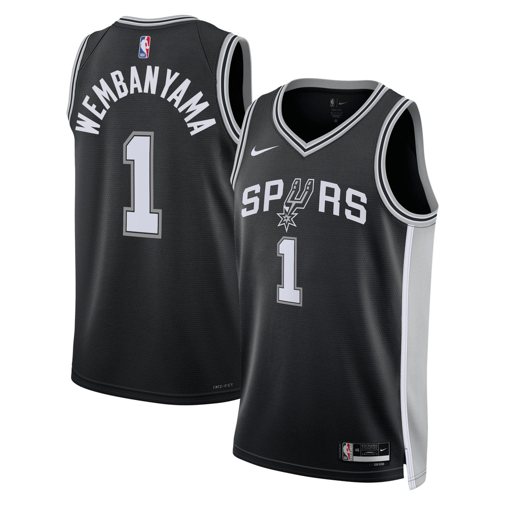 San Antonio Spurs Nike Icon Swingman Jersey - Victor Wembanyama - Men's