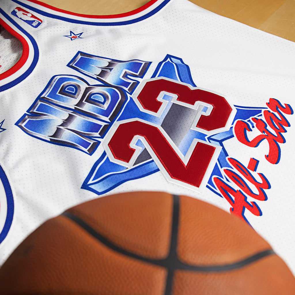 NBA All-Star East Mitchell & Ness Michael Jordan 1991 Authentic Jersey - White - Men's