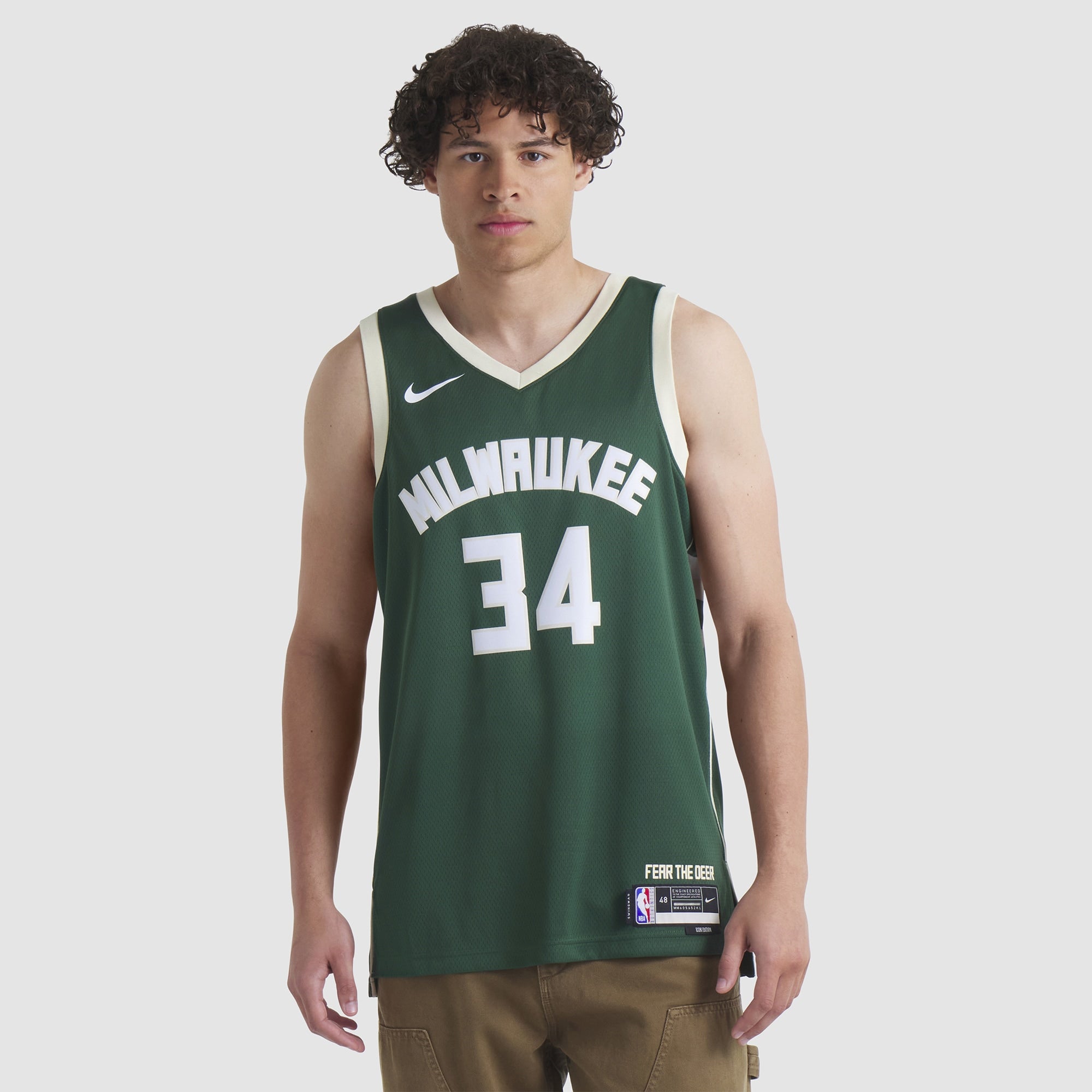 Milwaukee Bucks Giannis Antetokounmpo Nike Dri-Fit Swingman Jersey