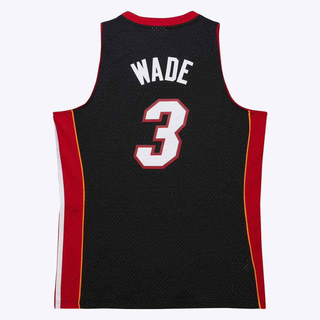 Miami Heat Mitchell & Ness NBA Dwyane Wade 2012 Road Hardwood Classics Swingman Jersey