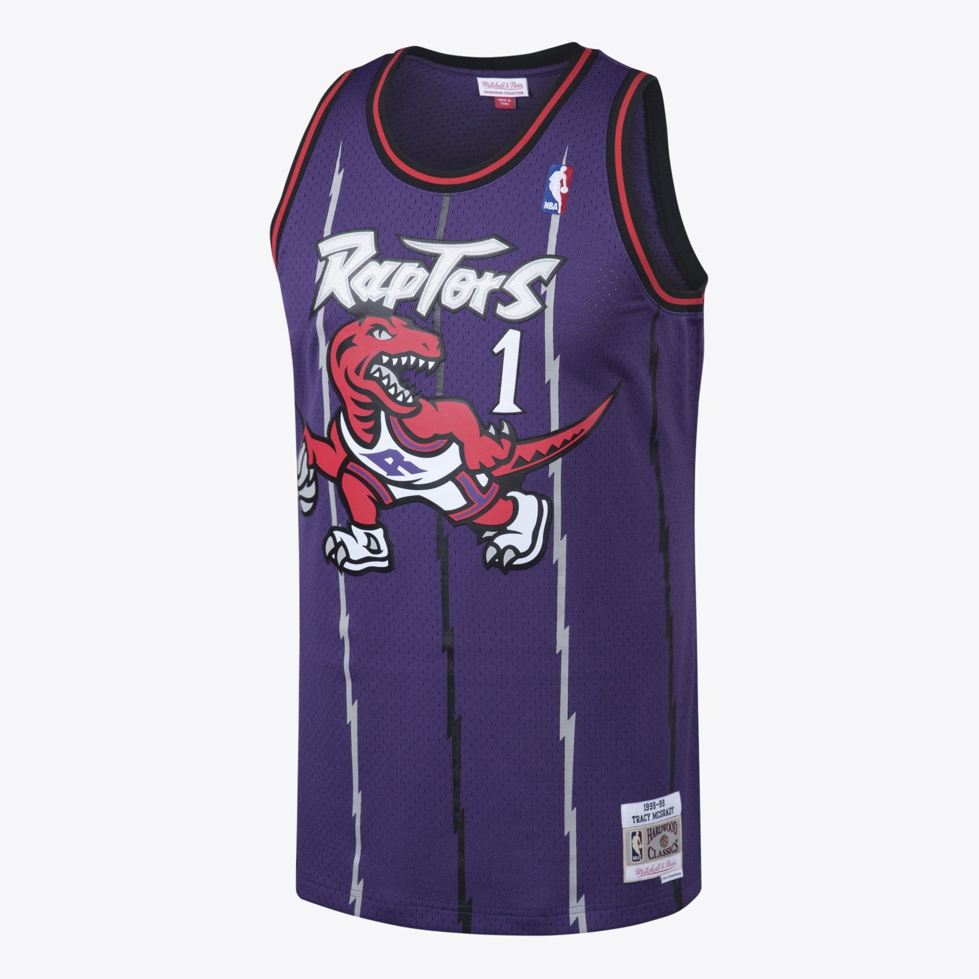 Toronto Raptors Mitchell & Ness Tracy McGrady Hardwood Classics Road Swingman Jersey - Men's