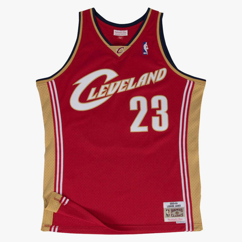 Cleveland Cavaliers Mitchell & Ness Swingman Jersey Road LeBron James 2003-04