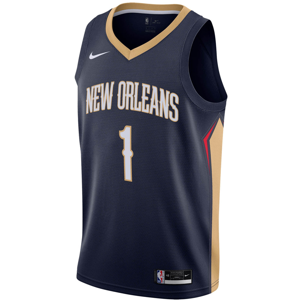 New Orleans Pelicans Nike Icon Swingman Jersey - Zion Williamson - Men's