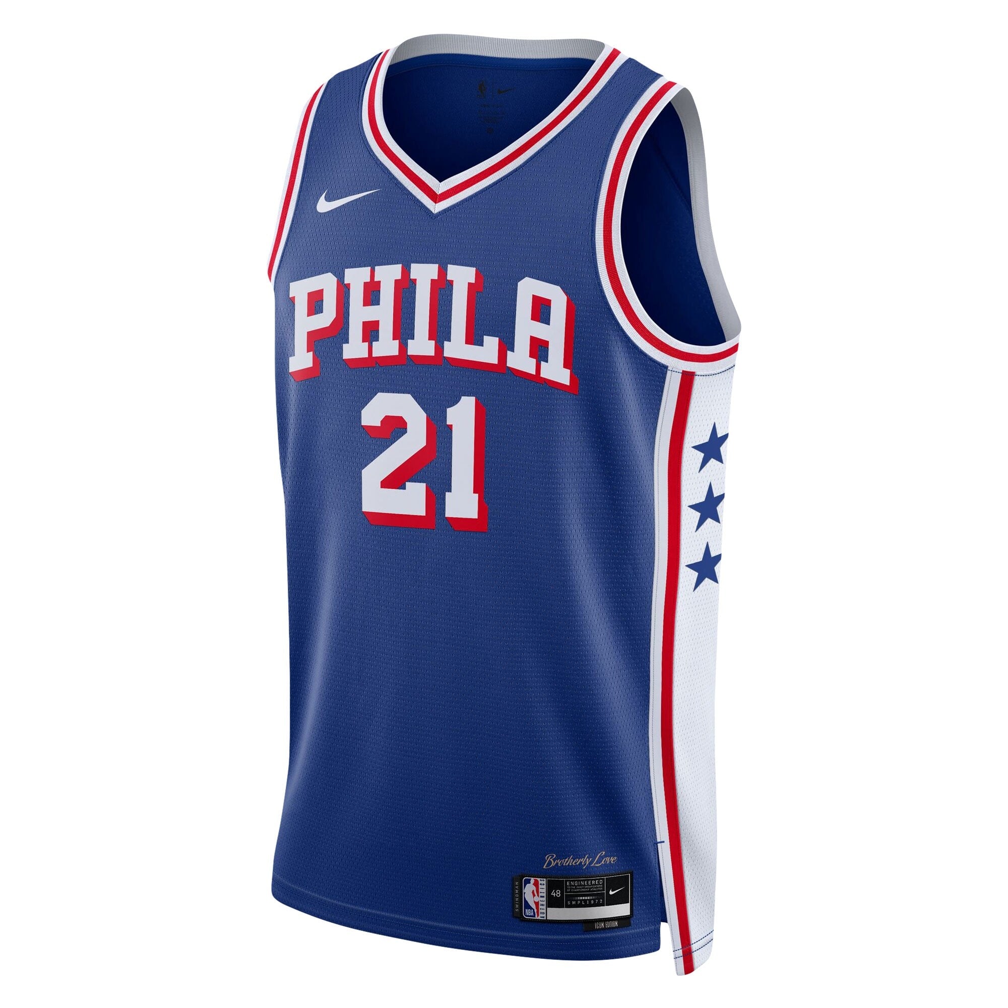 Philadelphia 76ers Nike Icon Edition Swingman Jersey - Joel Embiid - Unisex