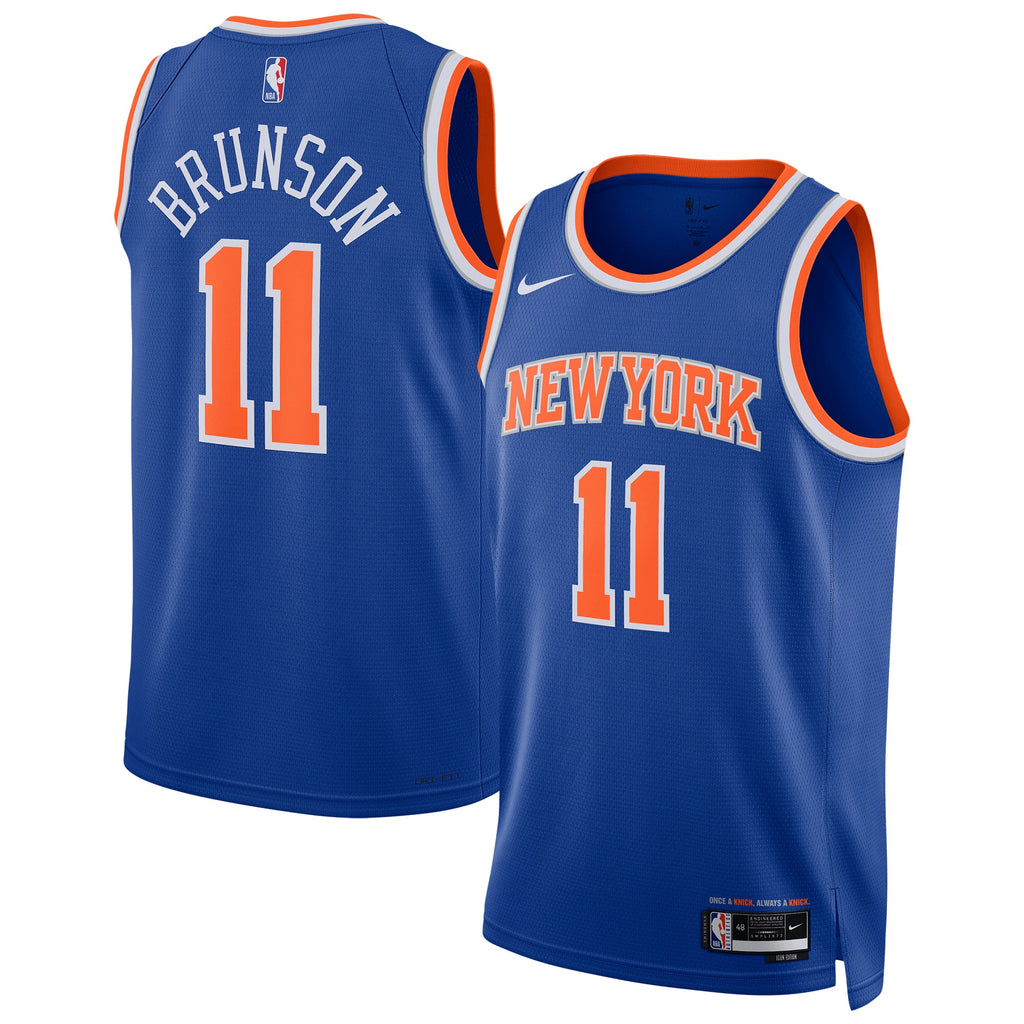 New York Knicks Nike Replica Icon Swingman Jersey - Jalen Brunson - Unisex