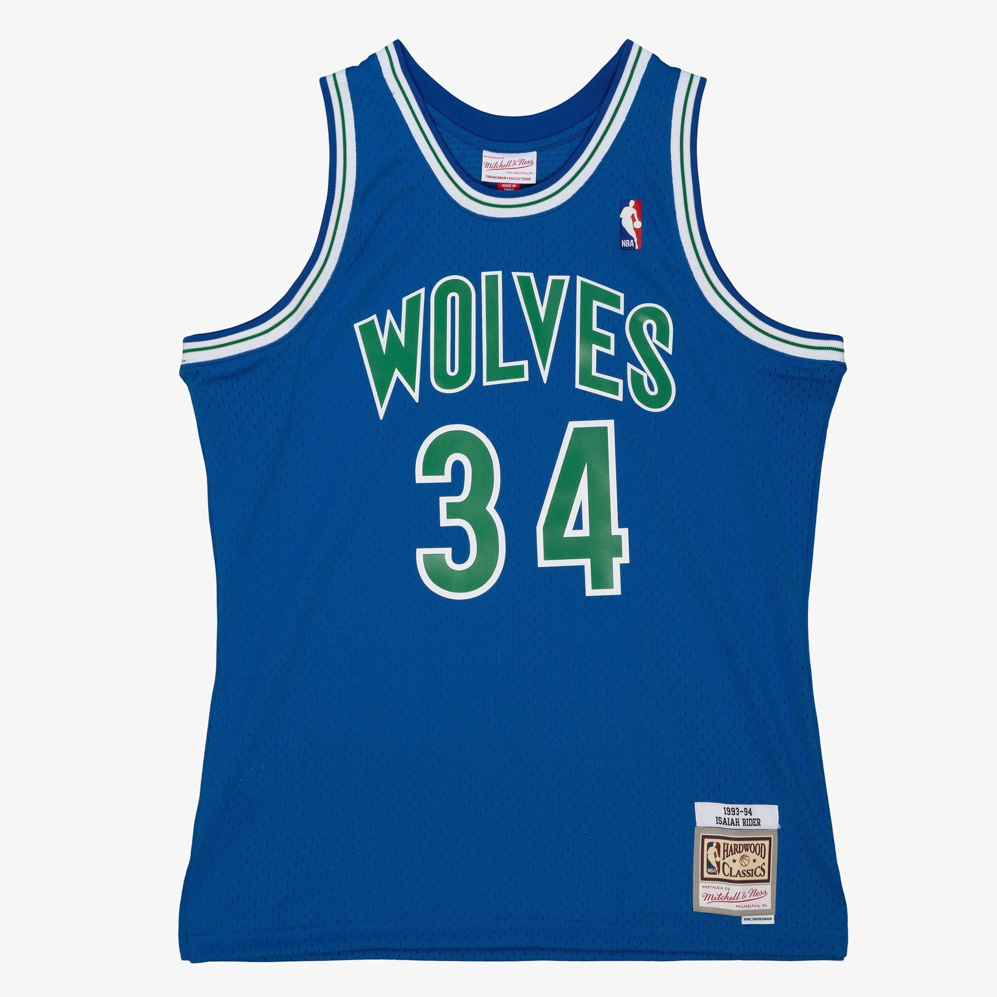 Minnesota Timberwolves Mitchell & Ness Isaiah Rider Jr 1993 Dark Authentic Jersey - Midnight Blue