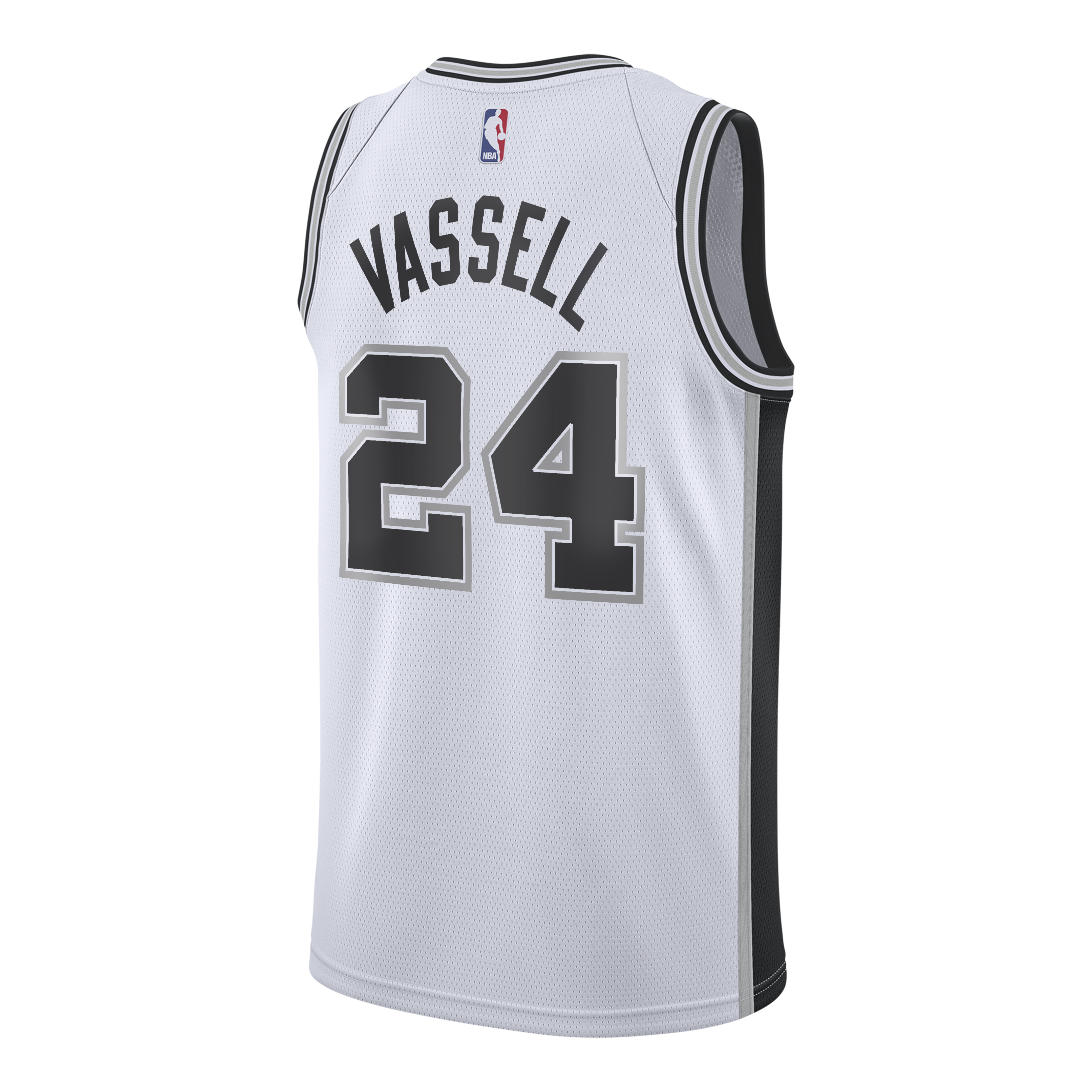 San Antonio Spurs Nike Association Edition Swingman Jersey - White - Devin Vassell - Youth