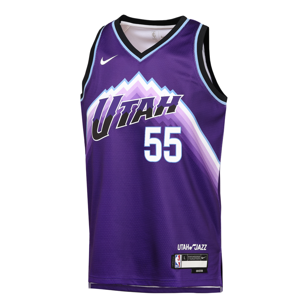 Utah Jazz Nike Replica Icon Edition Swingman Jersey - Purple - John Konchar - Youth