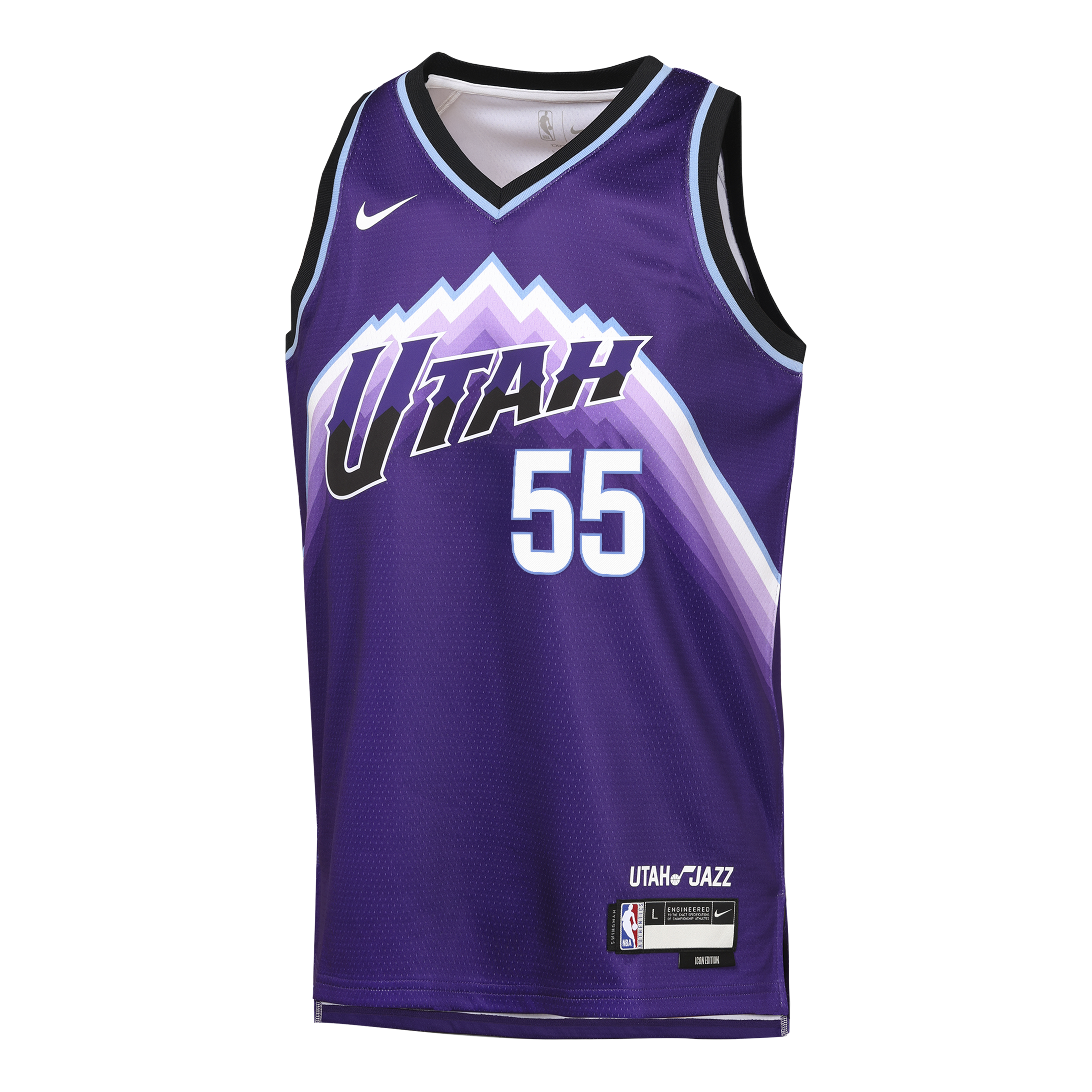 Utah Jazz Nike Replica Icon Edition Swingman Jersey - Purple - John Konchar - Youth