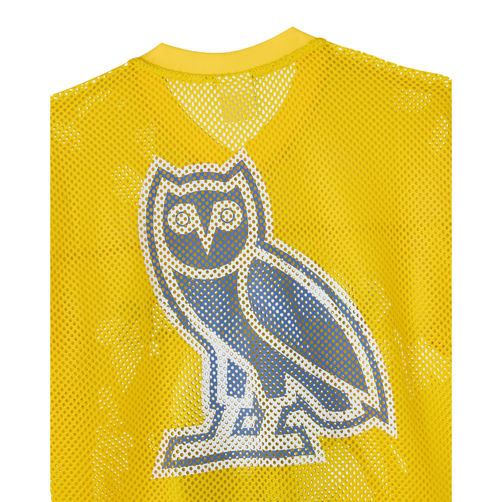 Golden State Warriors X OVO Mesh Football Jersey - Men's