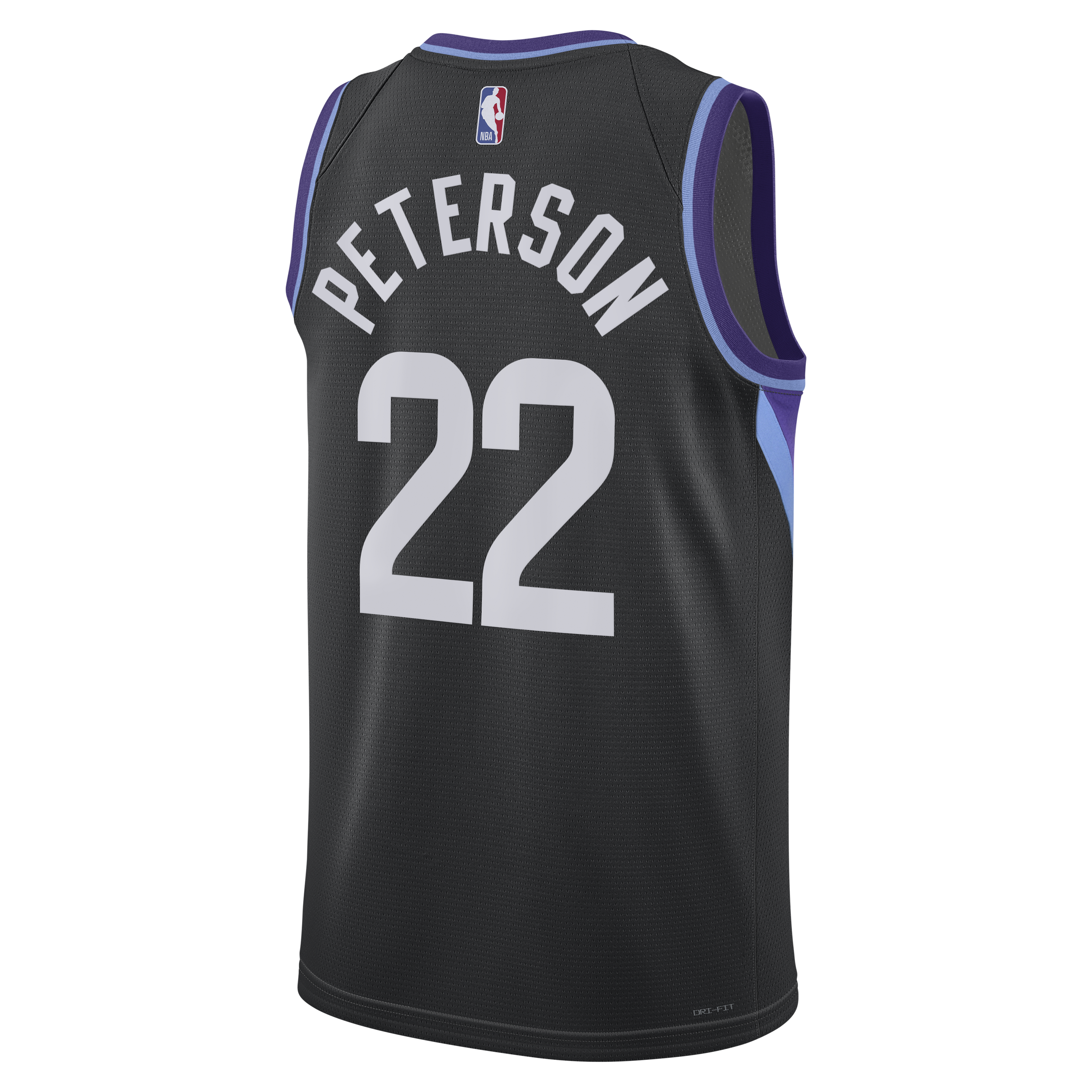 Utah Jazz Jordan Brand Statement Edition Swingman Jersey - Black - Darryn Peterson - Men's