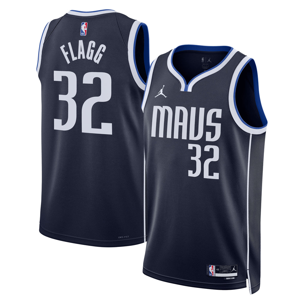 Dallas Mavericks Jordan Brand Statement Edition Swingman Jersey NBA 2025 First Round Draft Pick - Navy - Cooper Flagg - Unisex