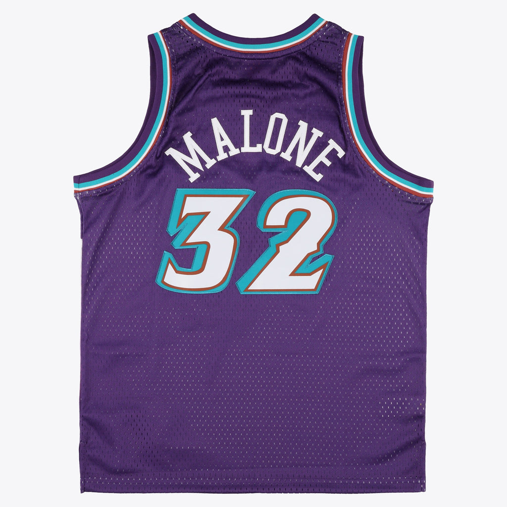 Utah Jazz Mitchell & Ness Road Swingman Jersey - Karl Malone - Youth
