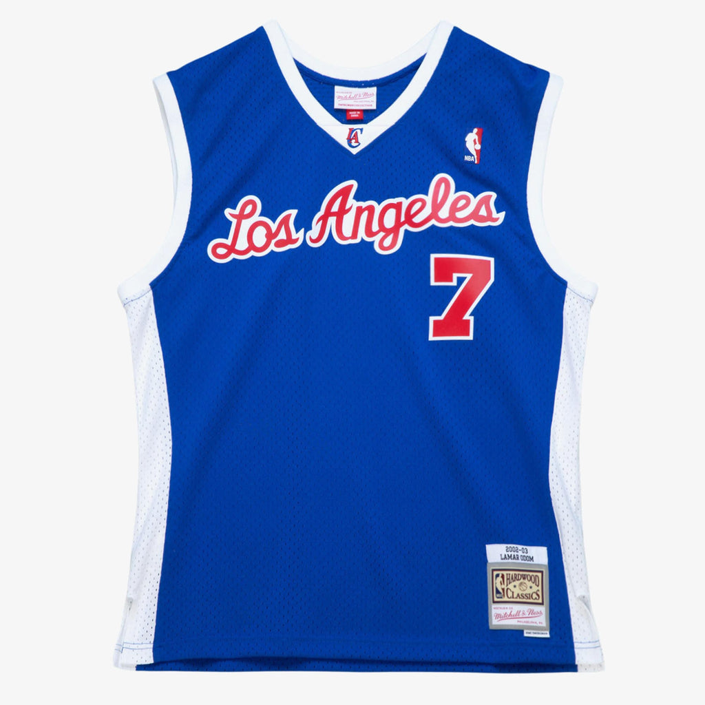 Los Angeles Clippers Mitchell & Ness Swingman Jersey Lamar Odom 2002-03
